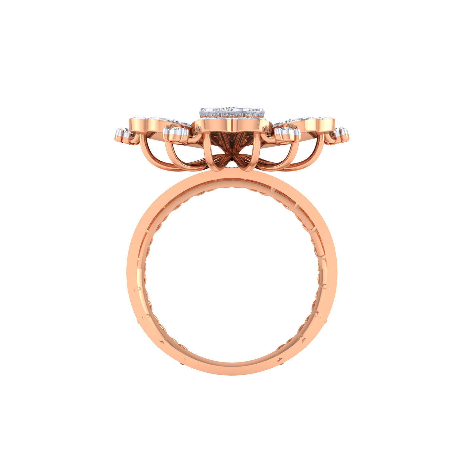 Women Ring 3D print model_2