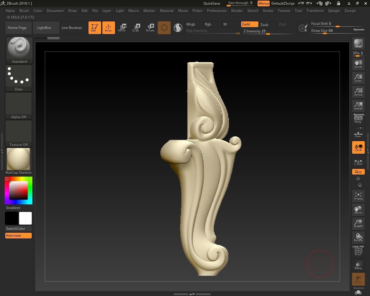 Furniture Legs Tables Chairs CNC Wood 1005 3D print model_6