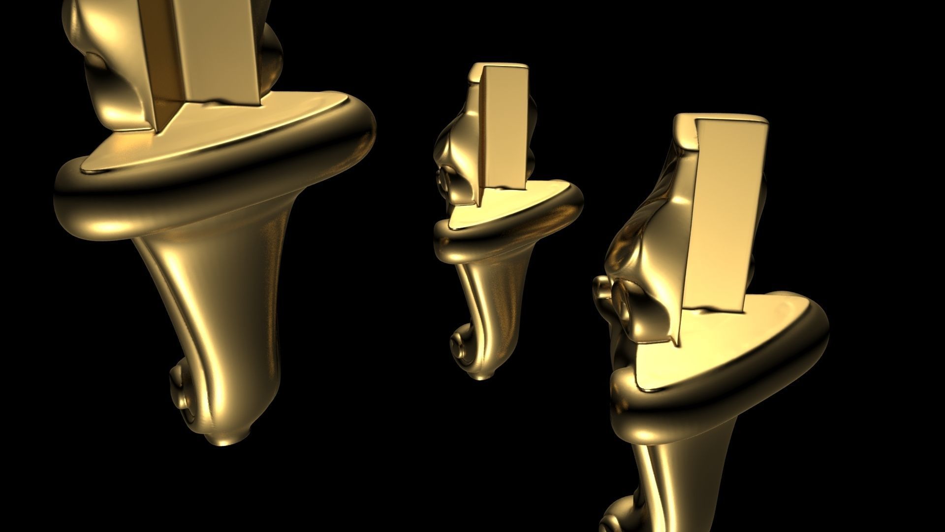 Furniture Legs Tables Chairs CNC Wood 1005 3D print model_4