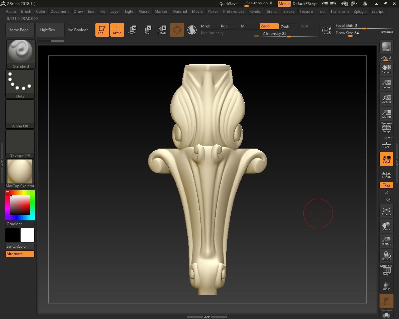 Furniture Legs Tables Chairs CNC Wood 1005 3D print model_5