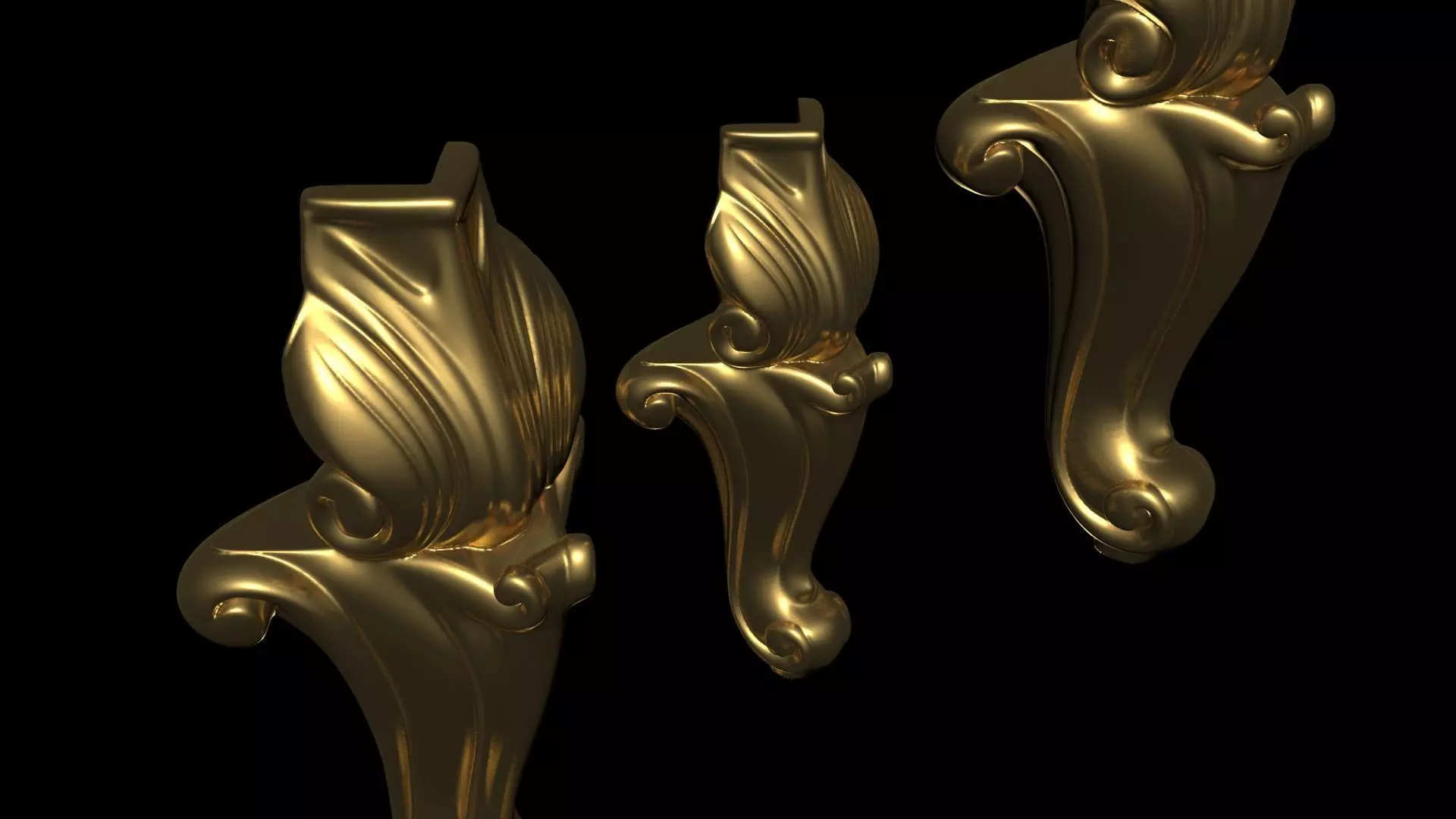 Furniture Legs Tables Chairs CNC Wood 1005 3D print model_0