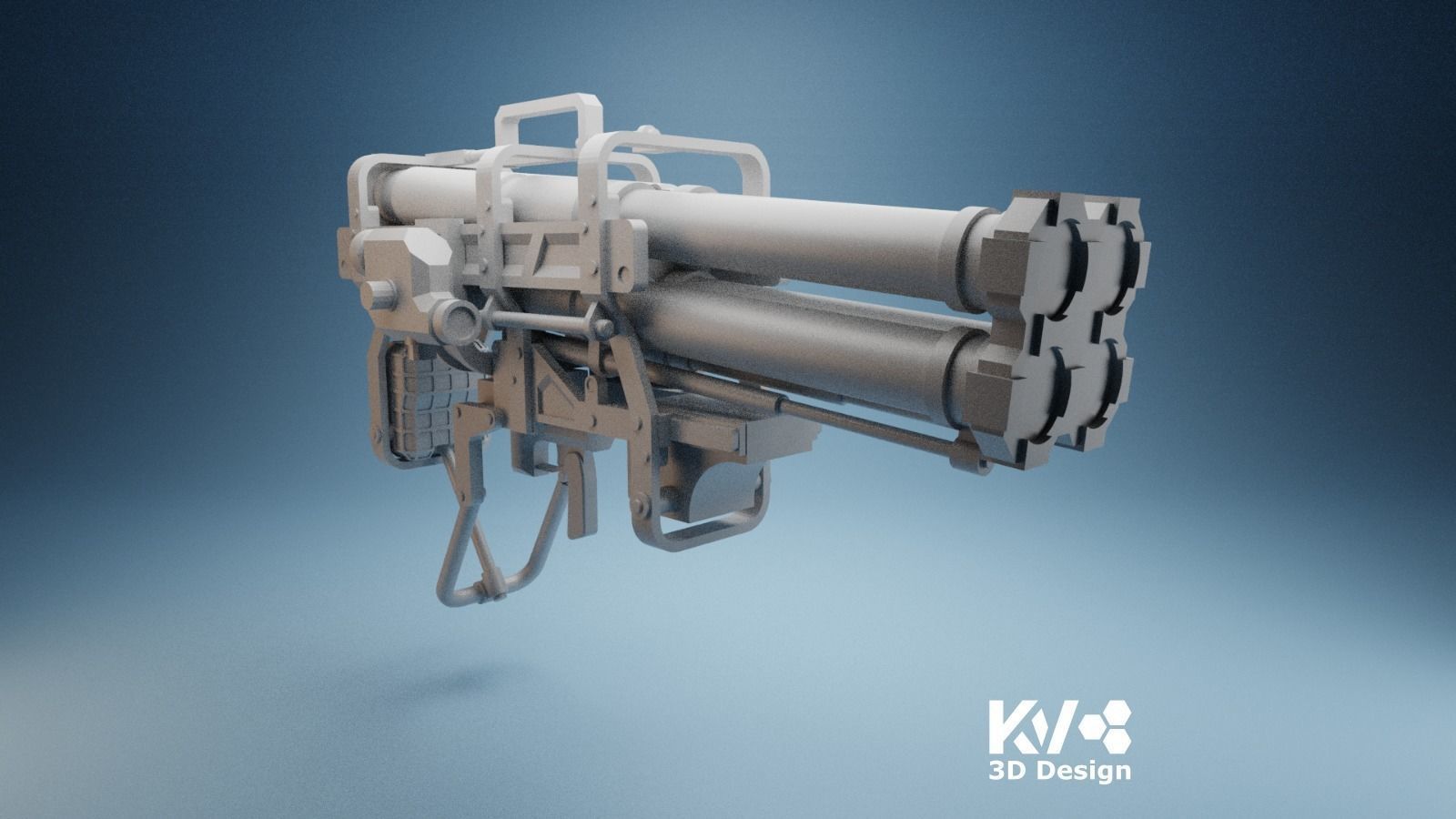 KV-Death Stranding Weapon Set 3D print model_10