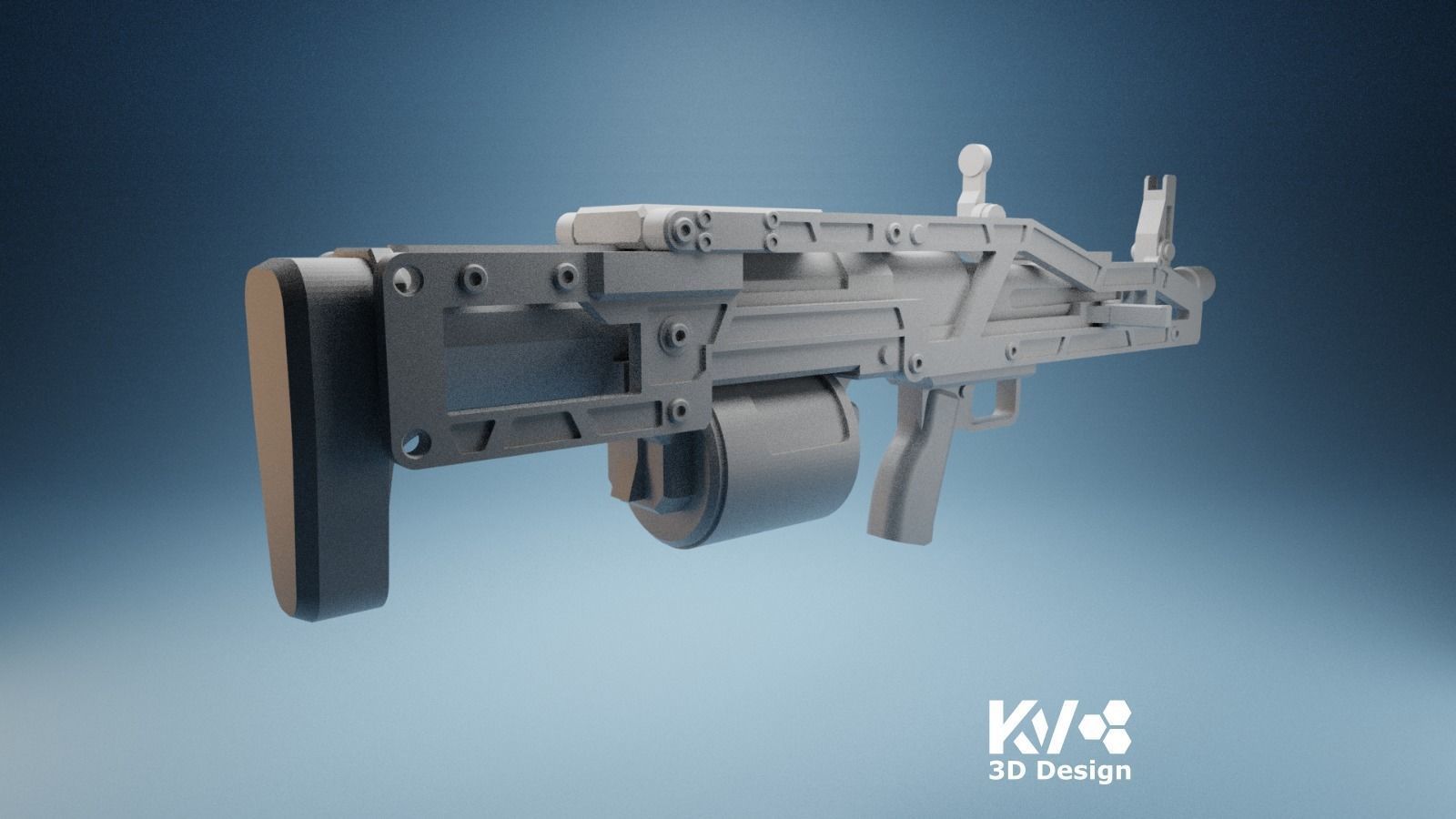 KV-Death Stranding Weapon Set 3D print model_8