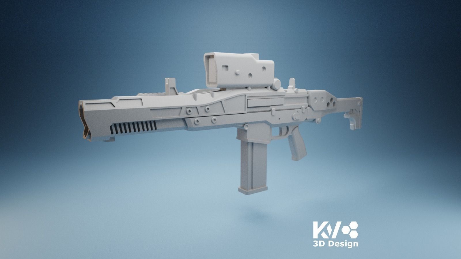 KV-Death Stranding Weapon Set 3D print model_3