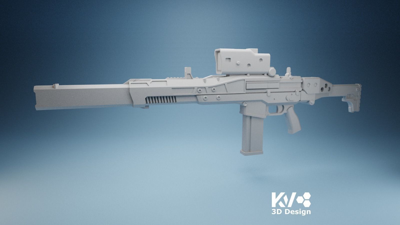 KV-Death Stranding Weapon Set 3D print model_5