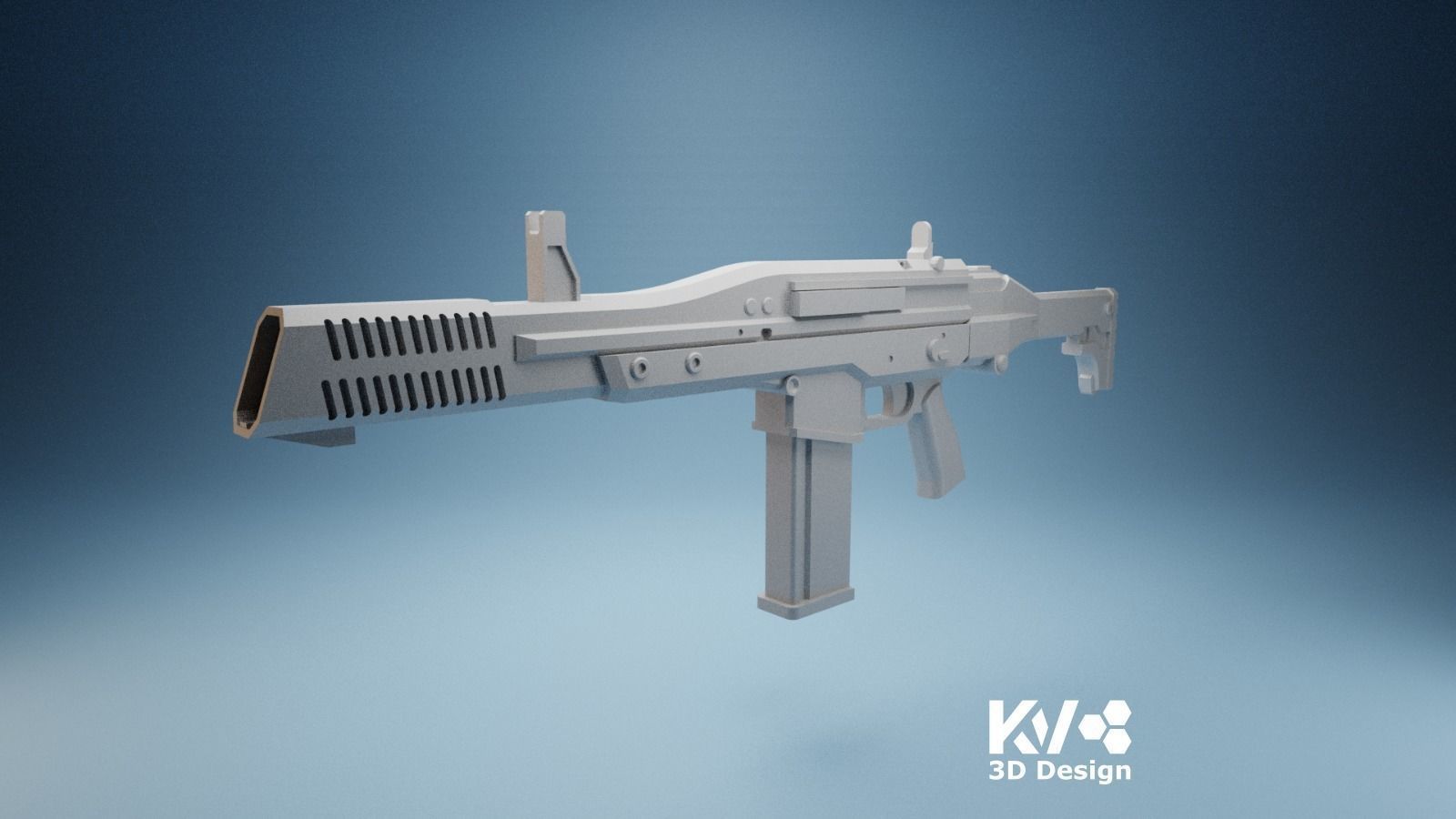 KV-Death Stranding Weapon Set 3D print model_1