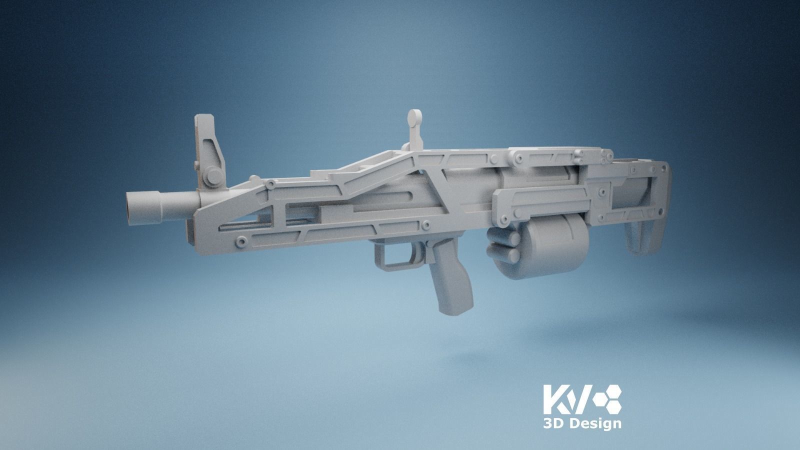 KV-Death Stranding Weapon Set 3D print model_7
