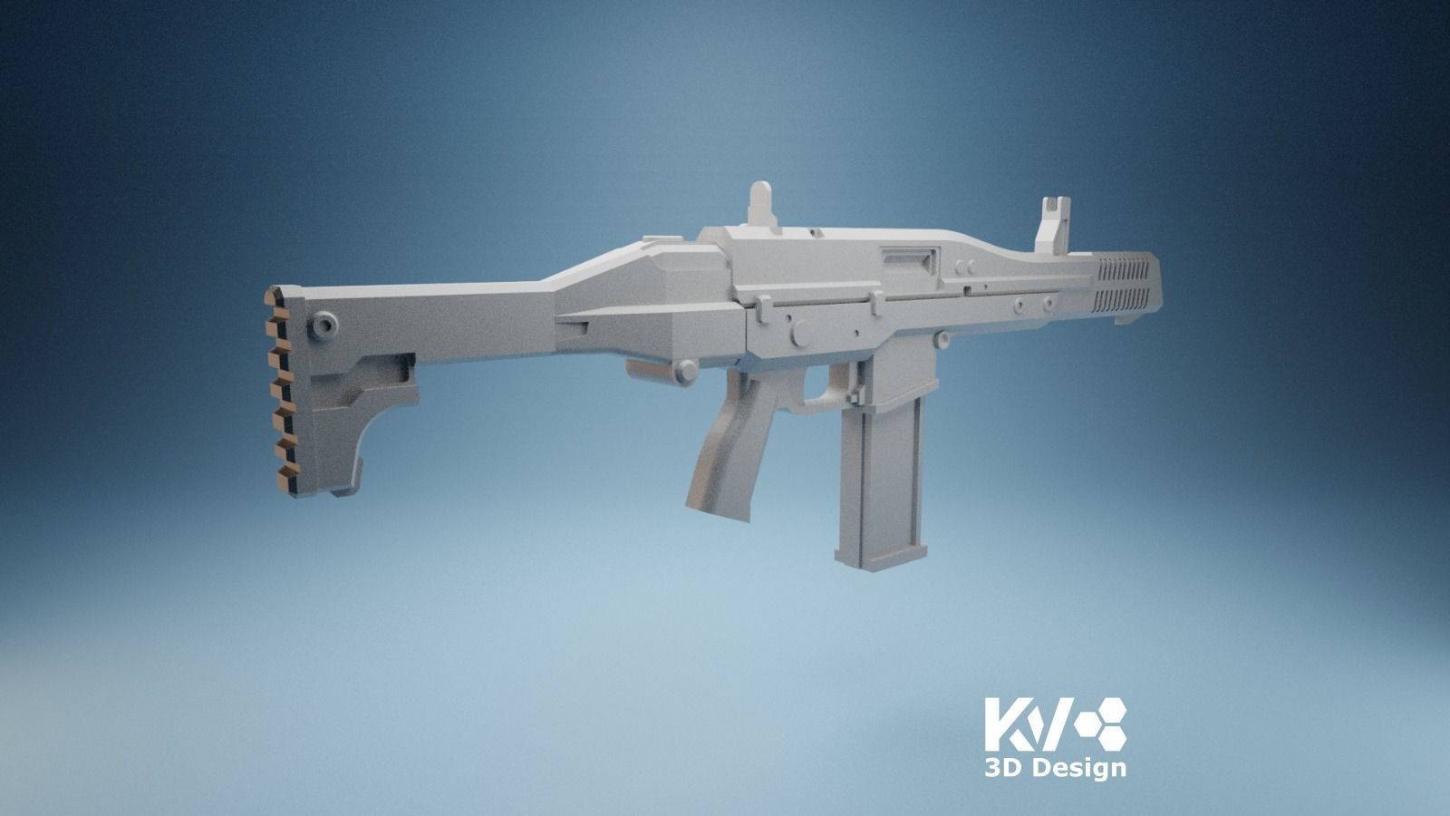 KV-Death Stranding Weapon Set 3D print model_2