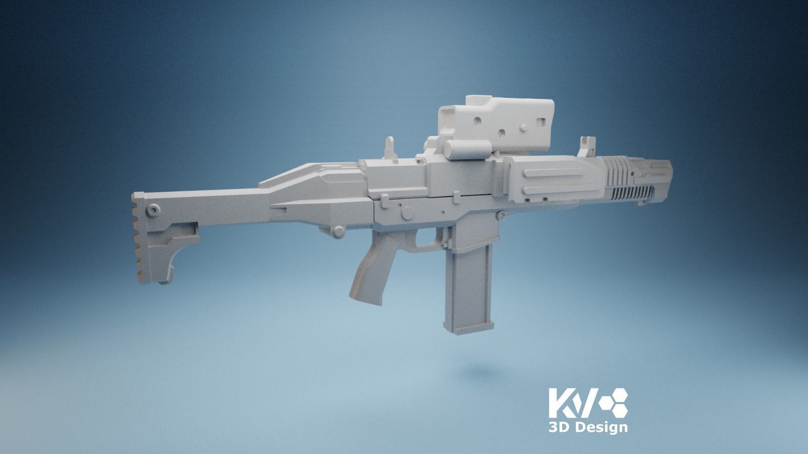 KV-Death Stranding Weapon Set 3D print model_4