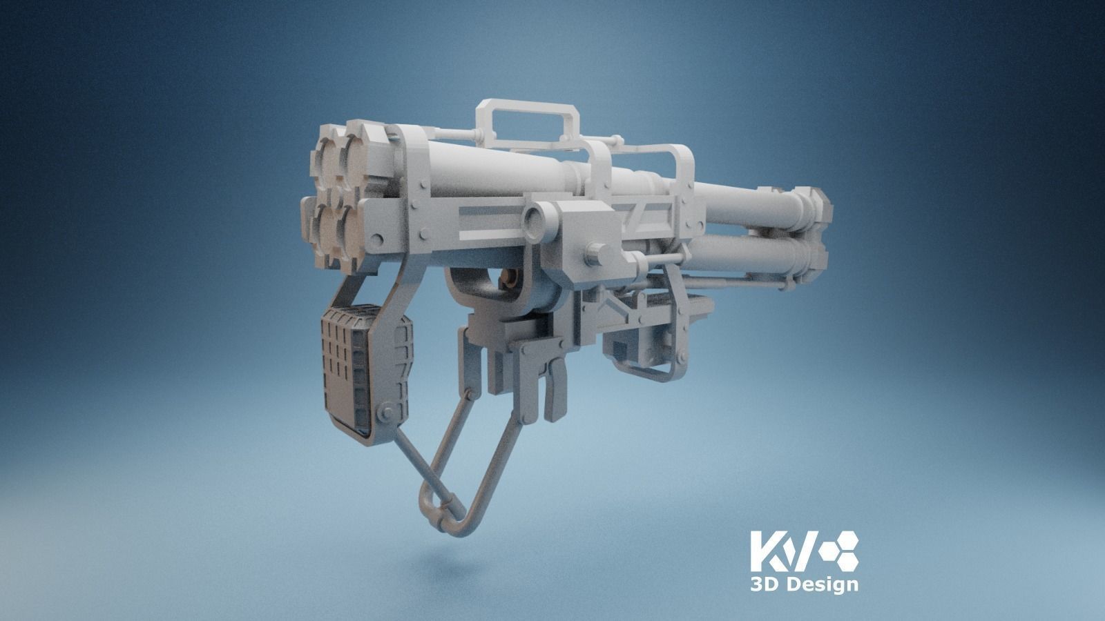 KV-Death Stranding Weapon Set 3D print model_9