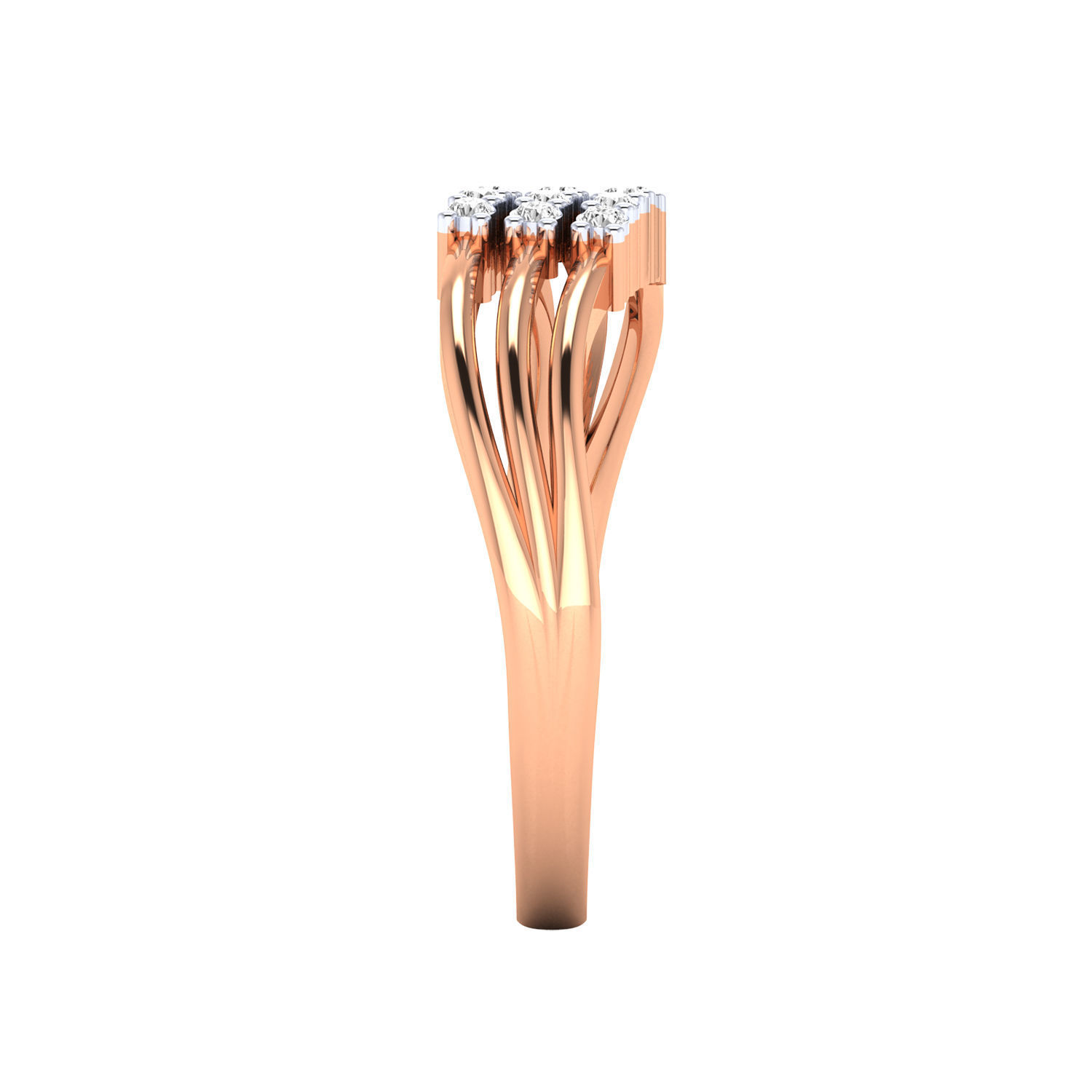 Women Ring 3D print model_4