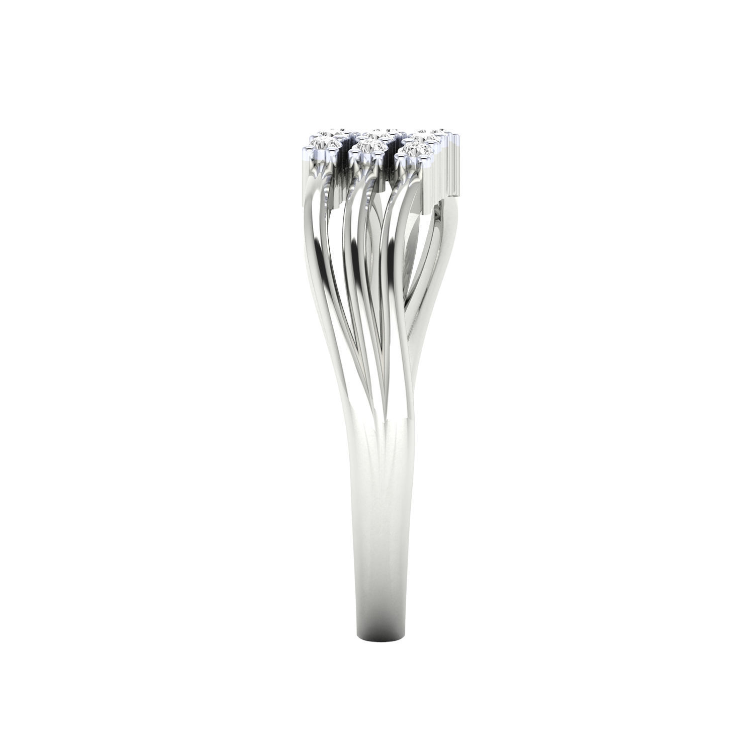 Women Ring 3D print model_6