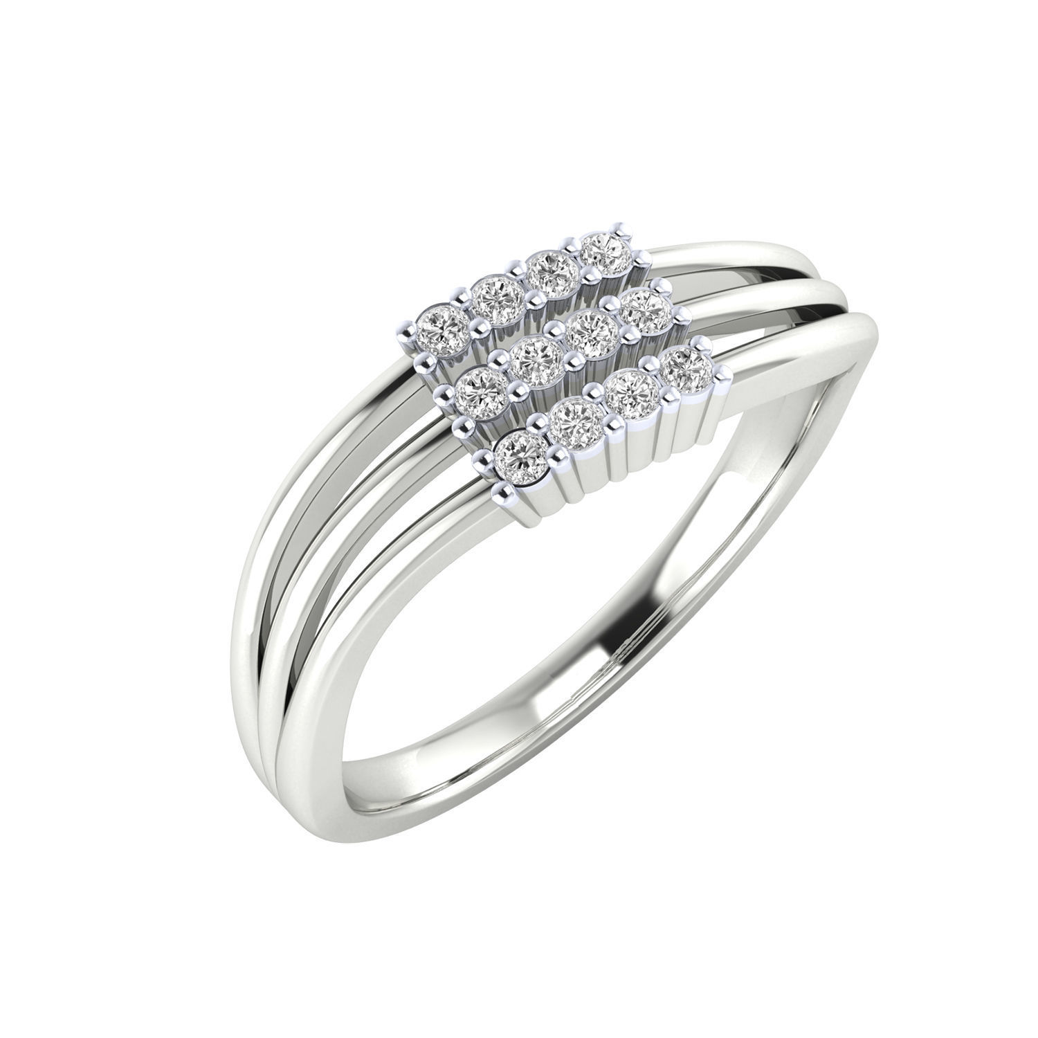 Women Ring 3D print model_2