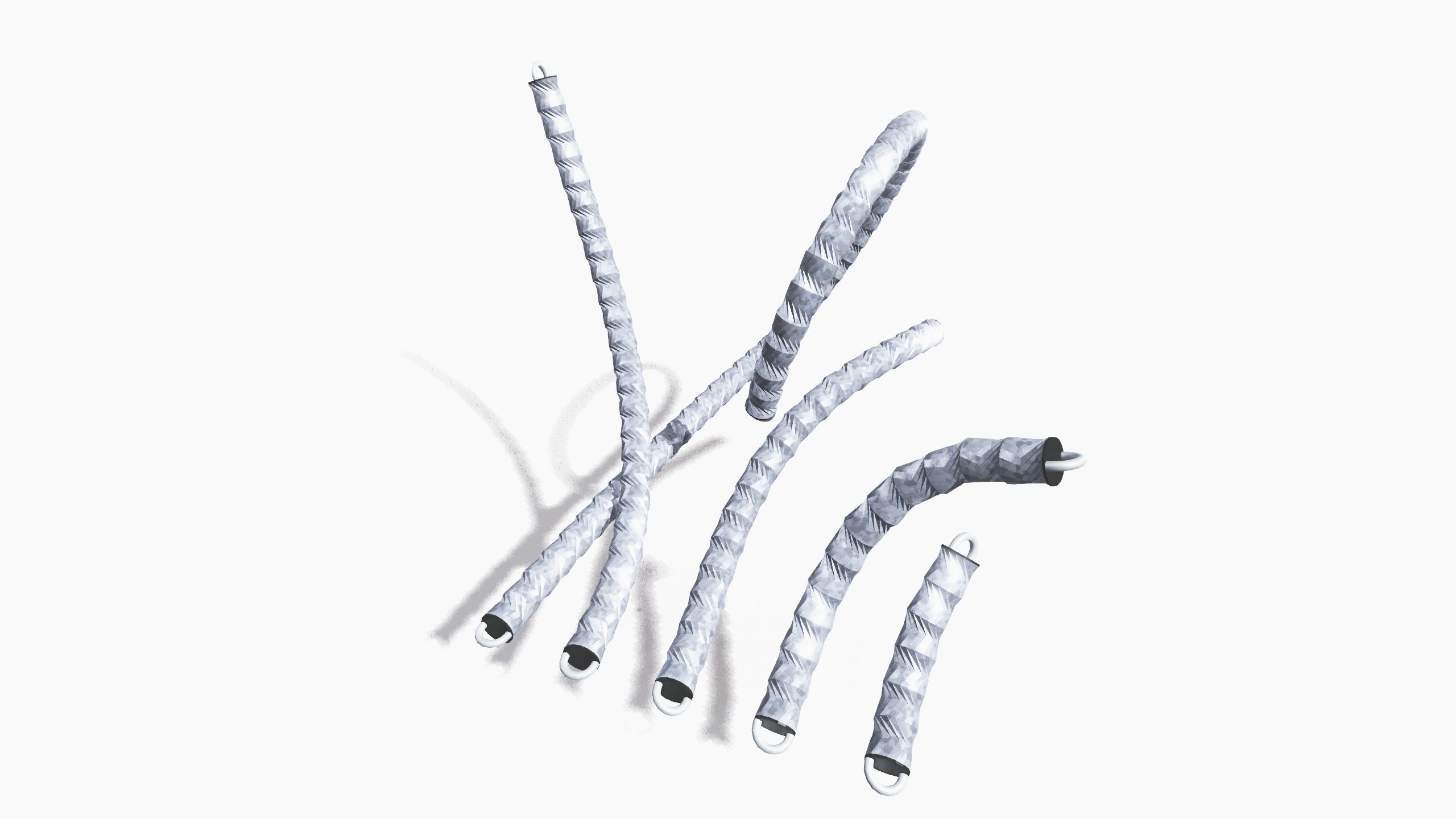 Modern Hose Chains Low-poly 3D model_3