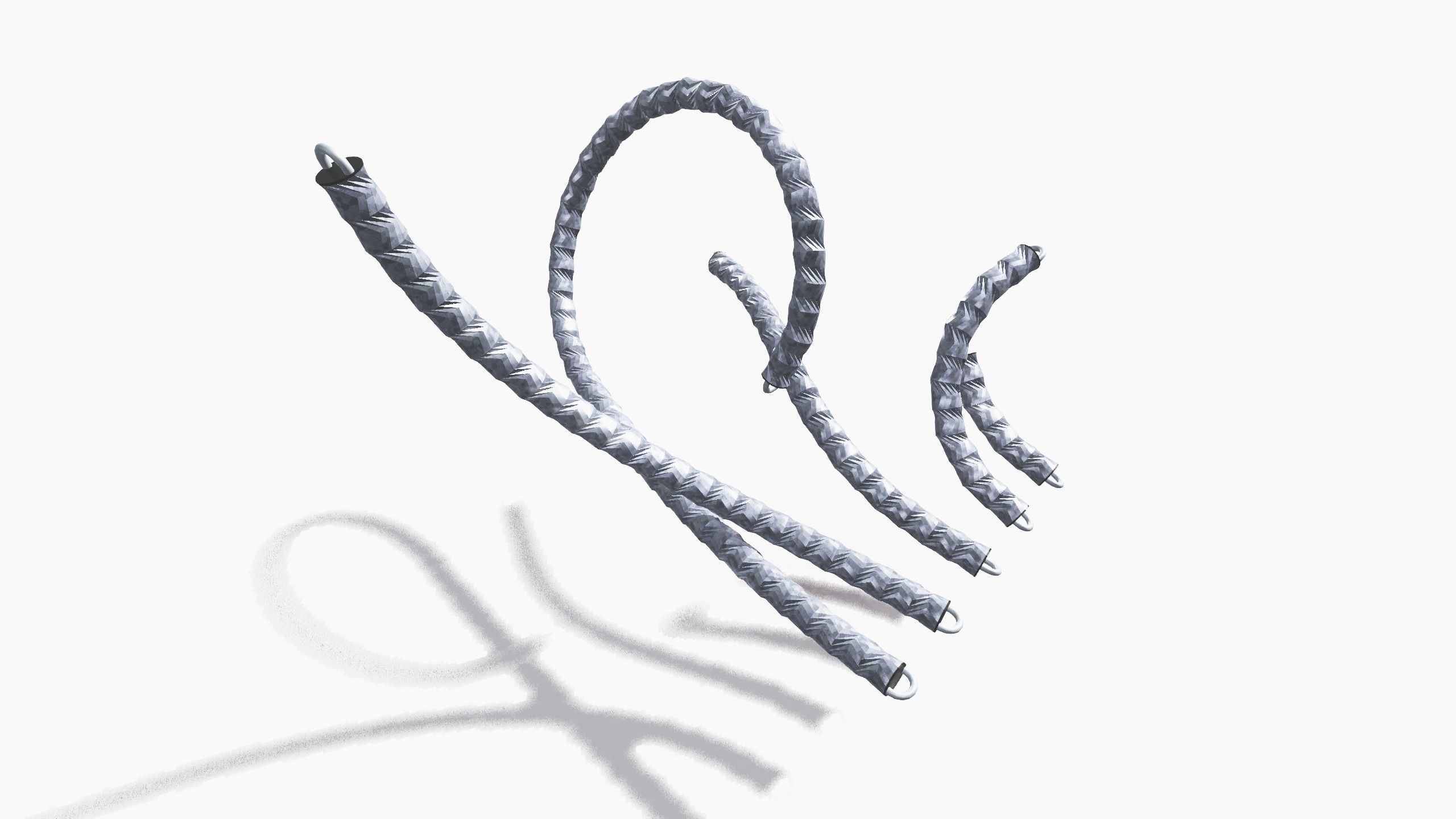 Modern Hose Chains Low-poly 3D model_4