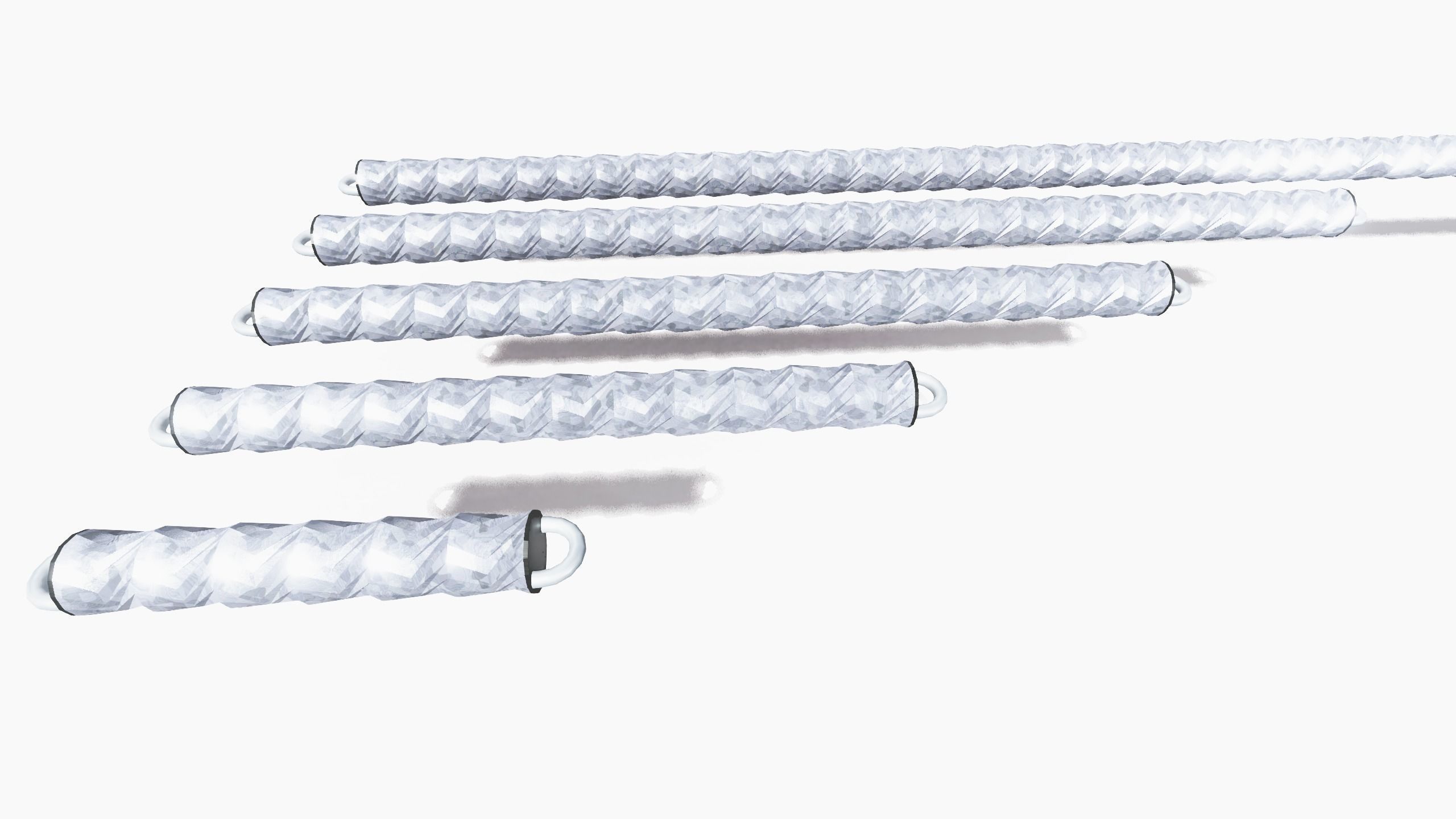 Modern Hose Chains Low-poly 3D model_1