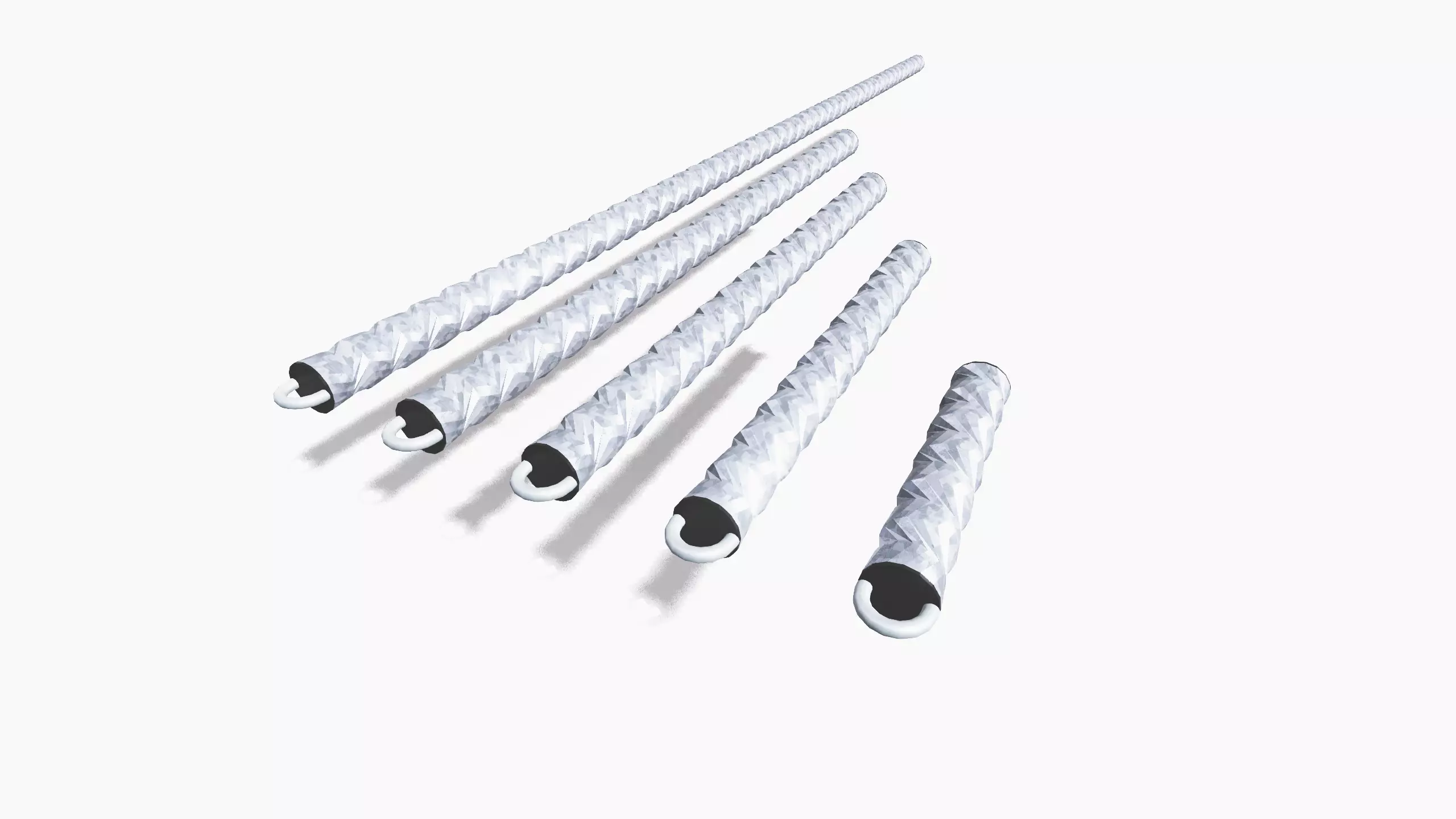 Modern Hose Chains Low-poly 3D model_0