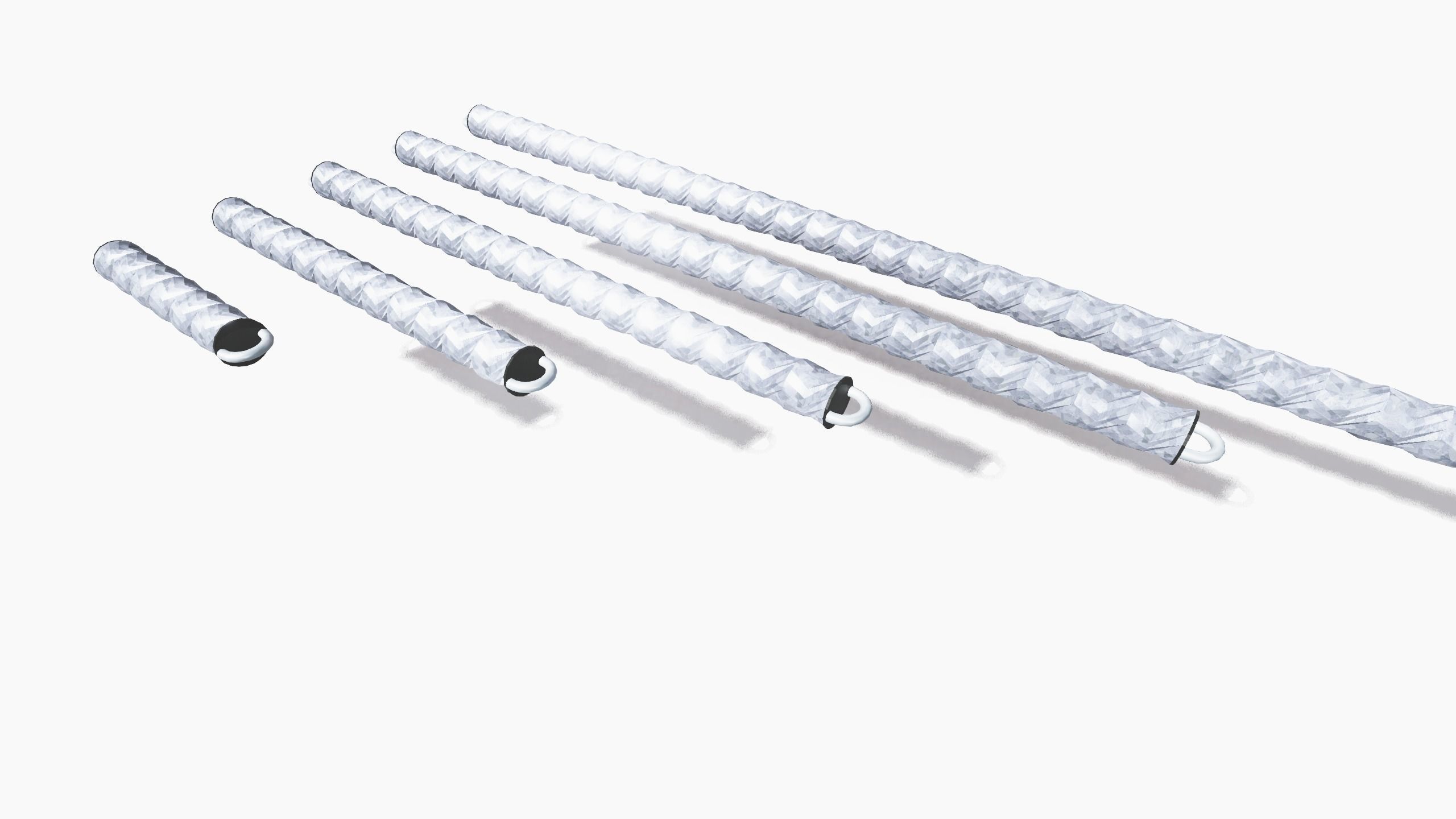 Modern Hose Chains Low-poly 3D model_2