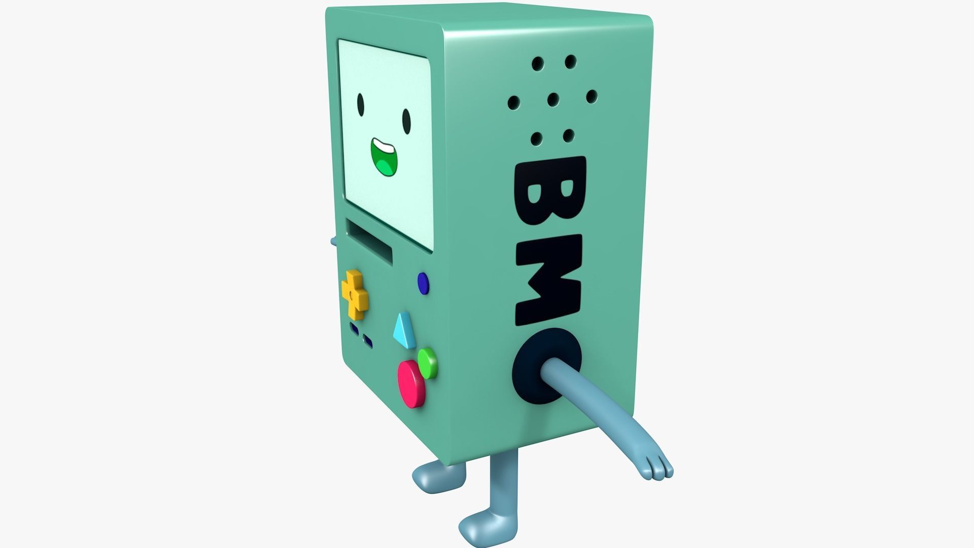 BMO Character Adventure Time 3D model_7
