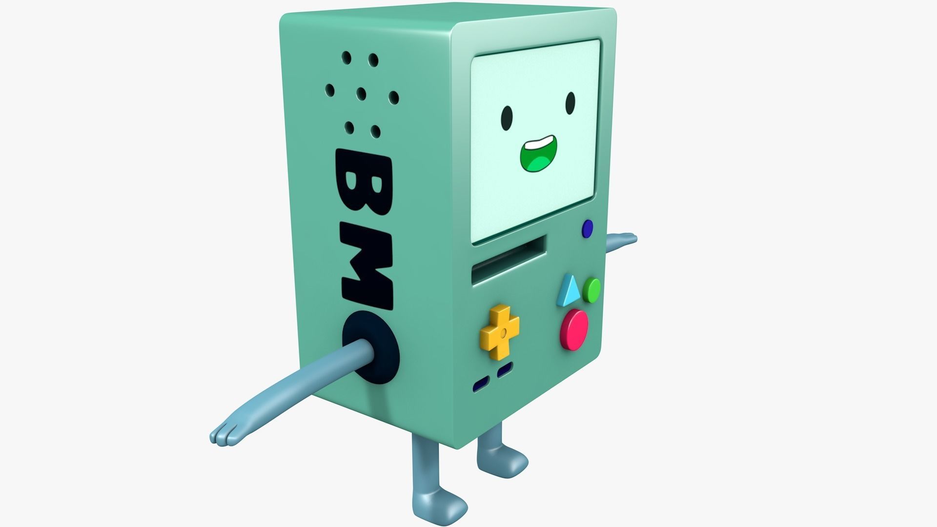 BMO Character Adventure Time 3D model_3