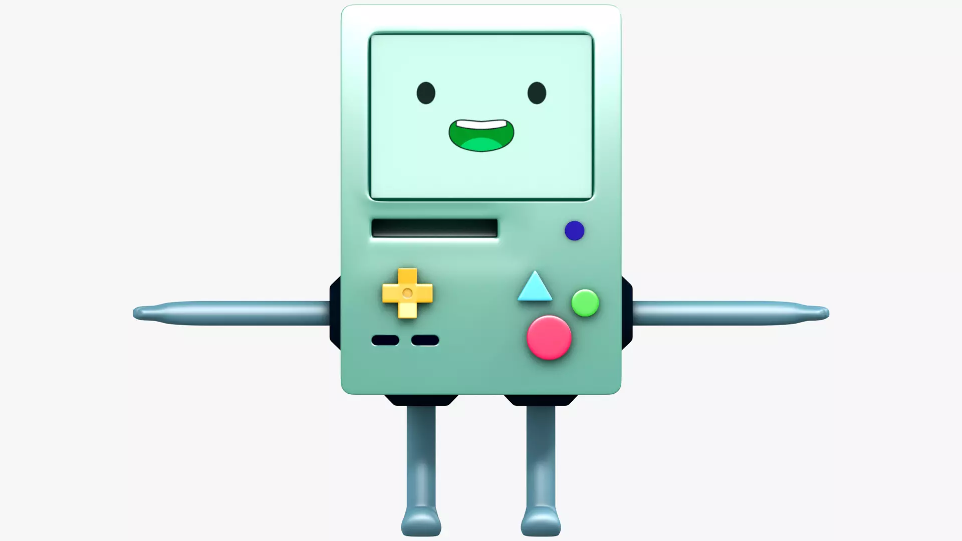 BMO Character Adventure Time 3D model_0