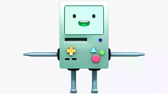 BMO Character Adventure Time 3D model
