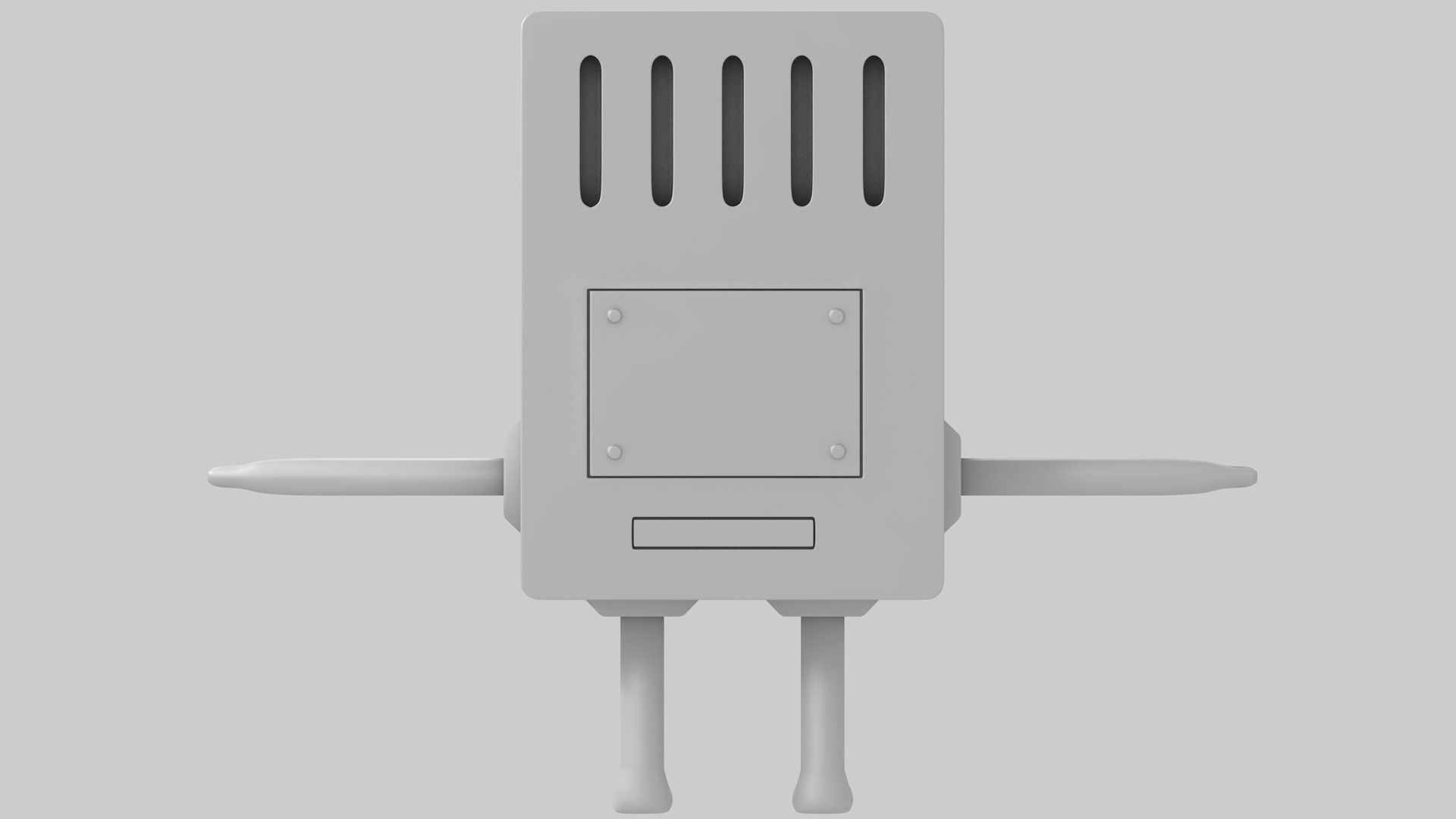 BMO Character Adventure Time 3D model_17