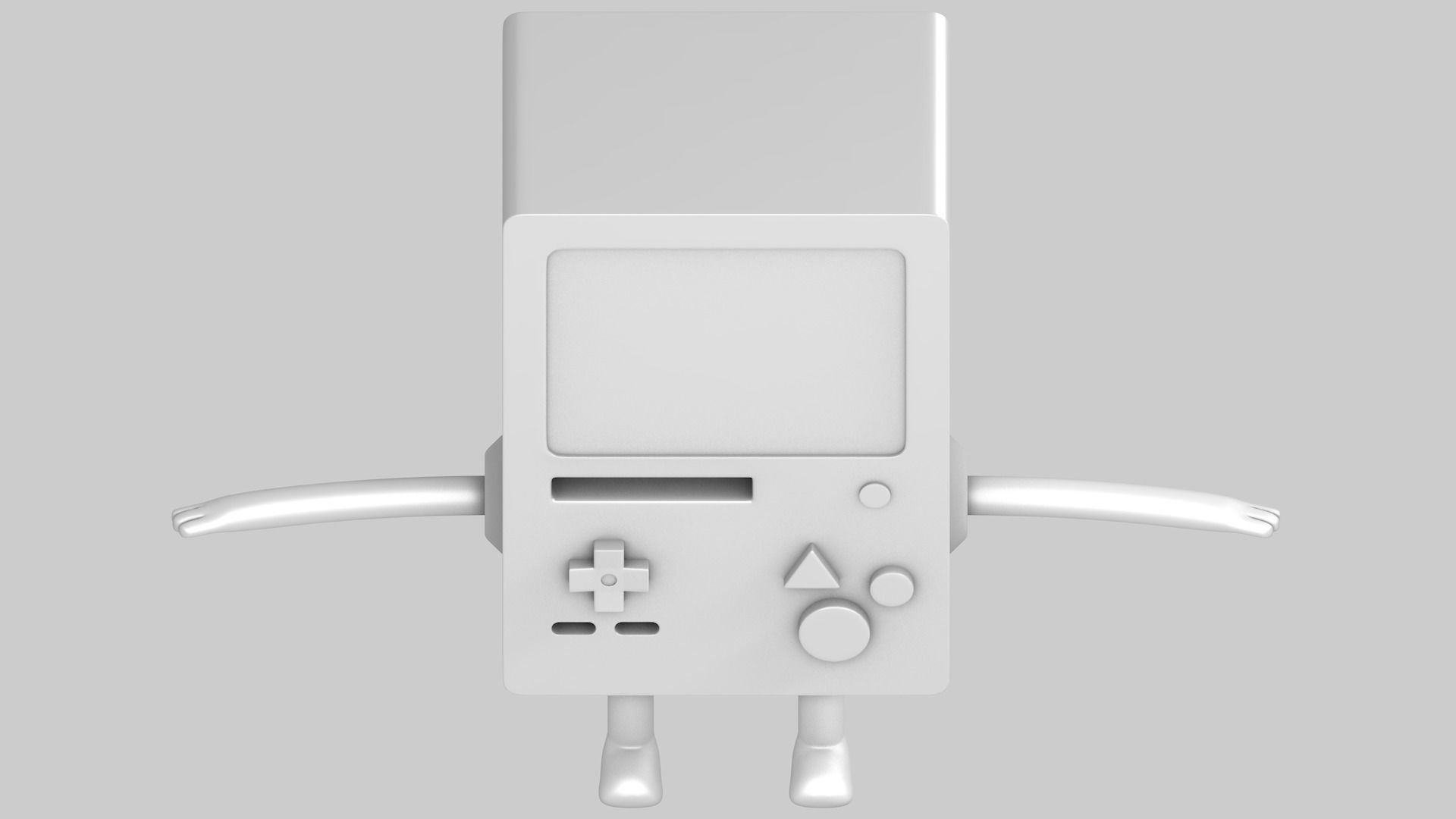 BMO Character Adventure Time 3D model_14