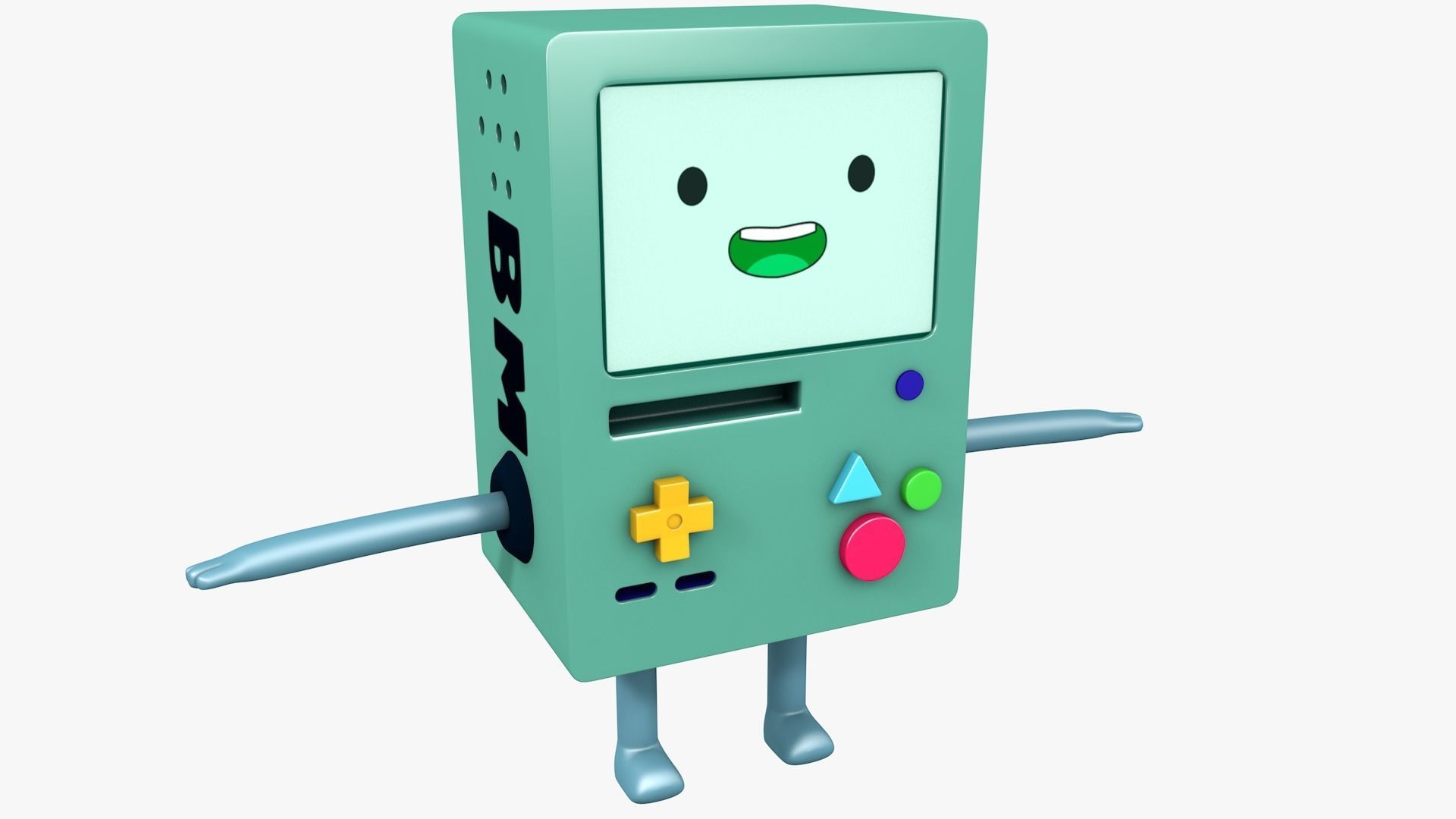 BMO Character Adventure Time 3D model_2