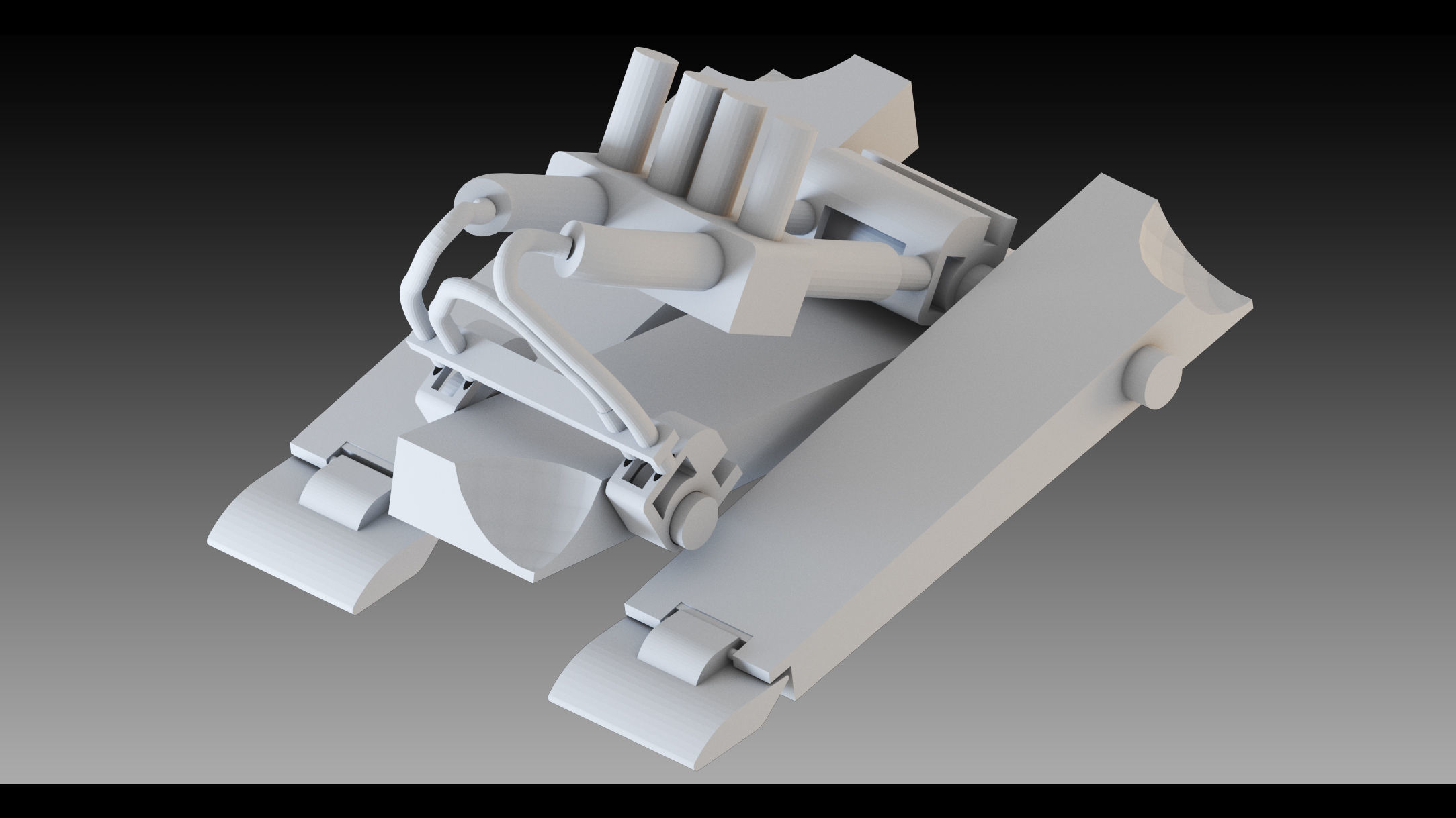 52 Industrial Robots Kitbash- High detail 3d models Low-poly 3D model_19