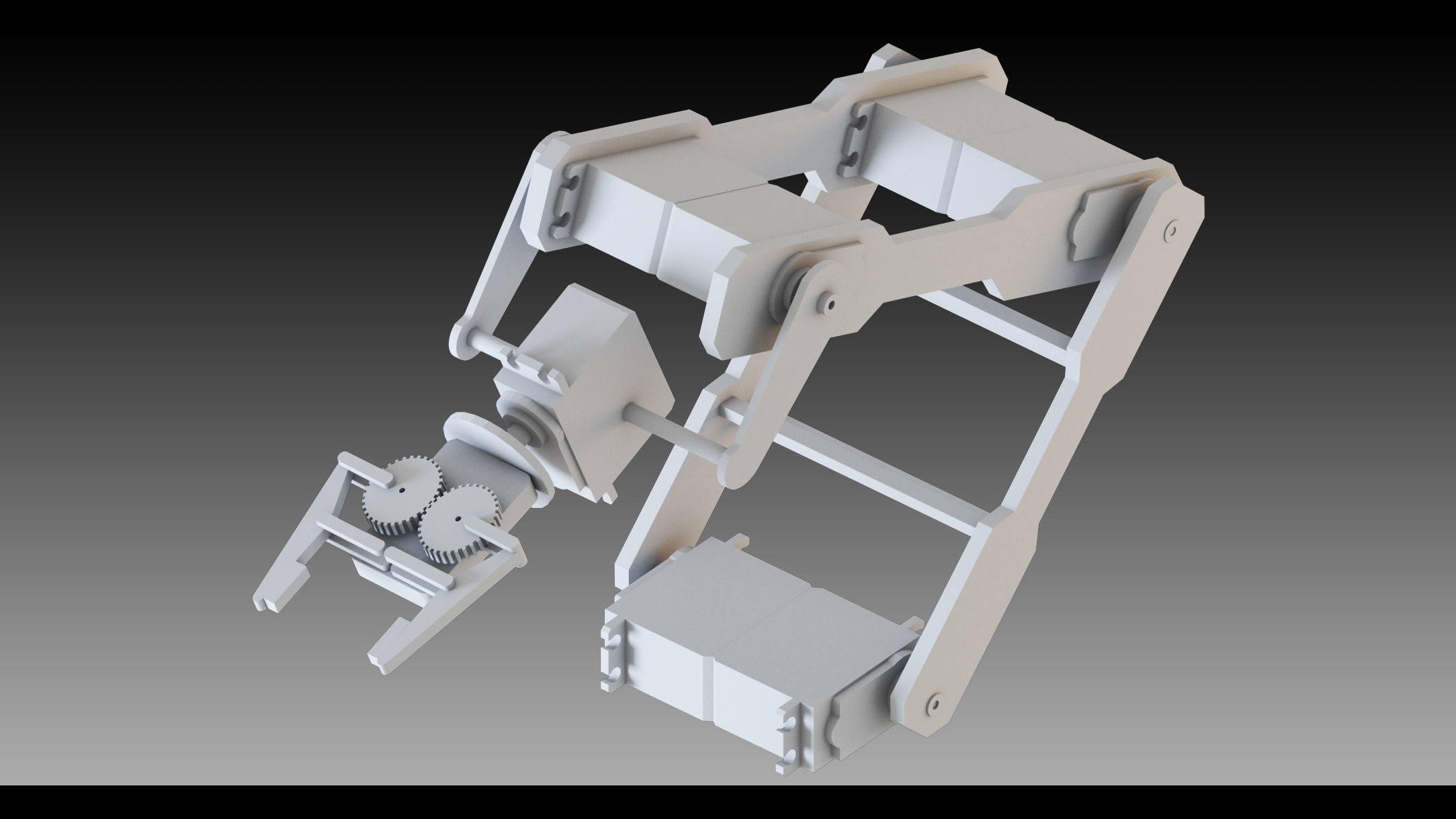 52 Industrial Robots Kitbash- High detail 3d models Low-poly 3D model_8