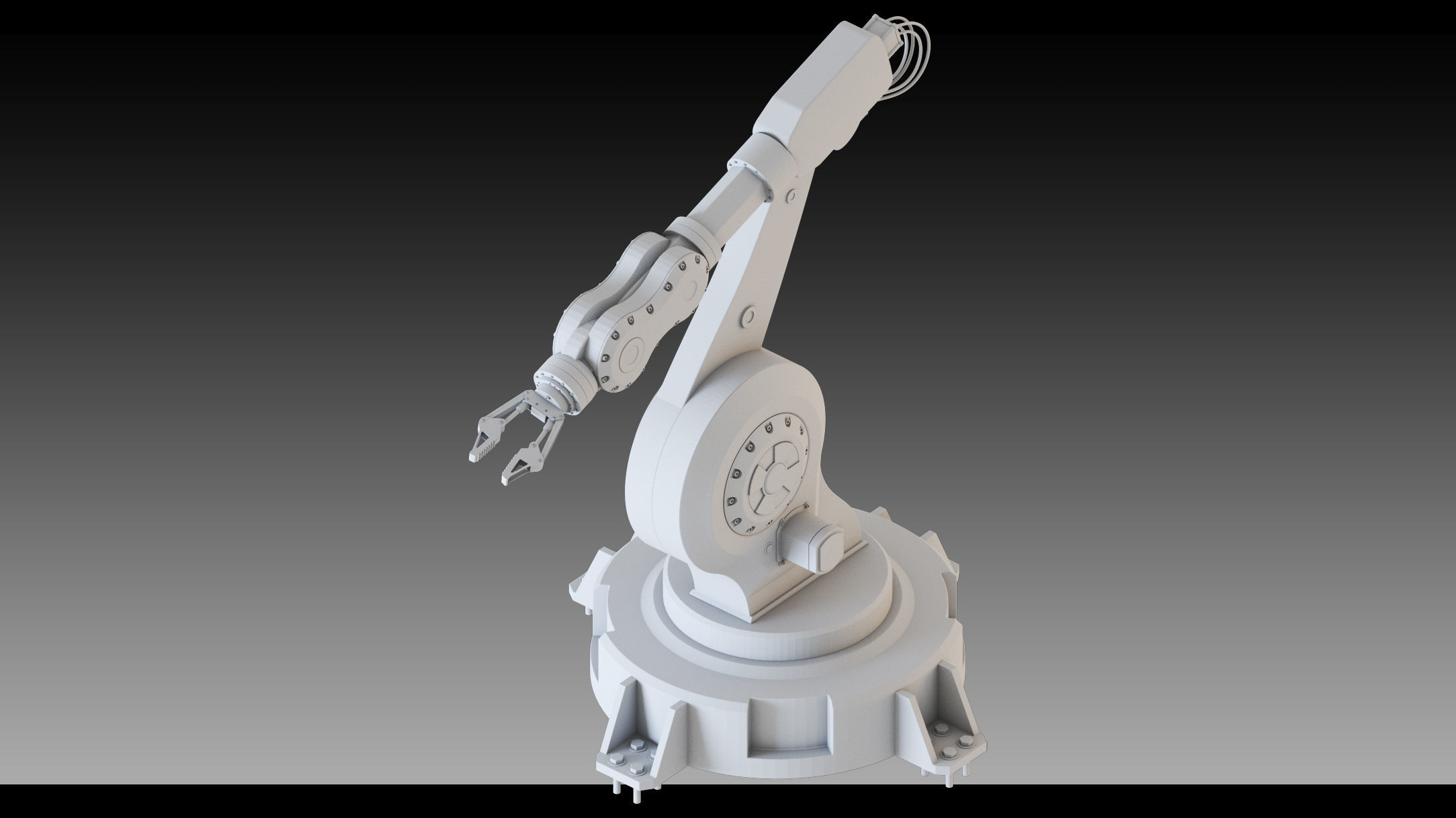 52 Industrial Robots Kitbash- High detail 3d models Low-poly 3D model_25
