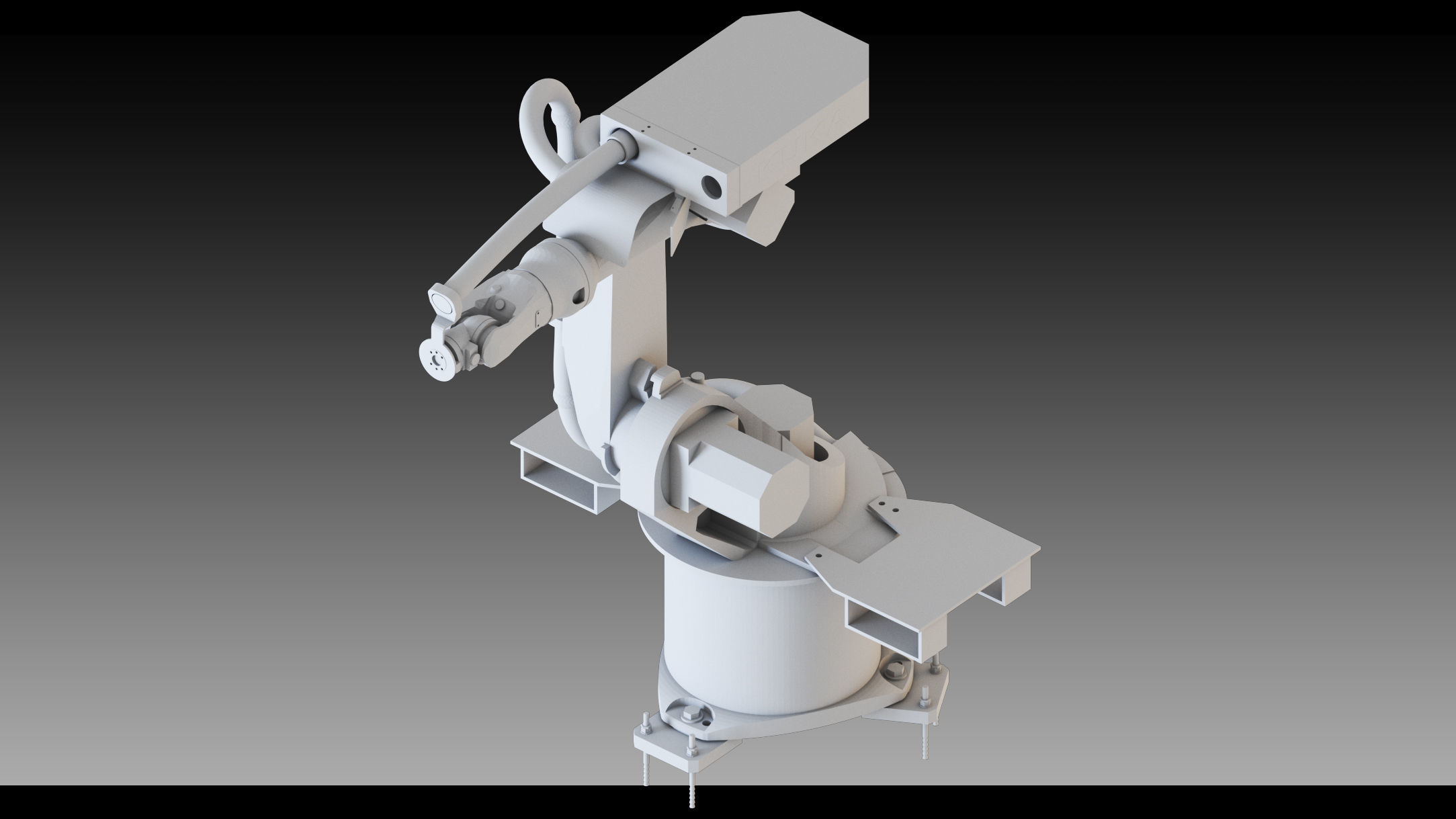 52 Industrial Robots Kitbash- High detail 3d models Low-poly 3D model_27