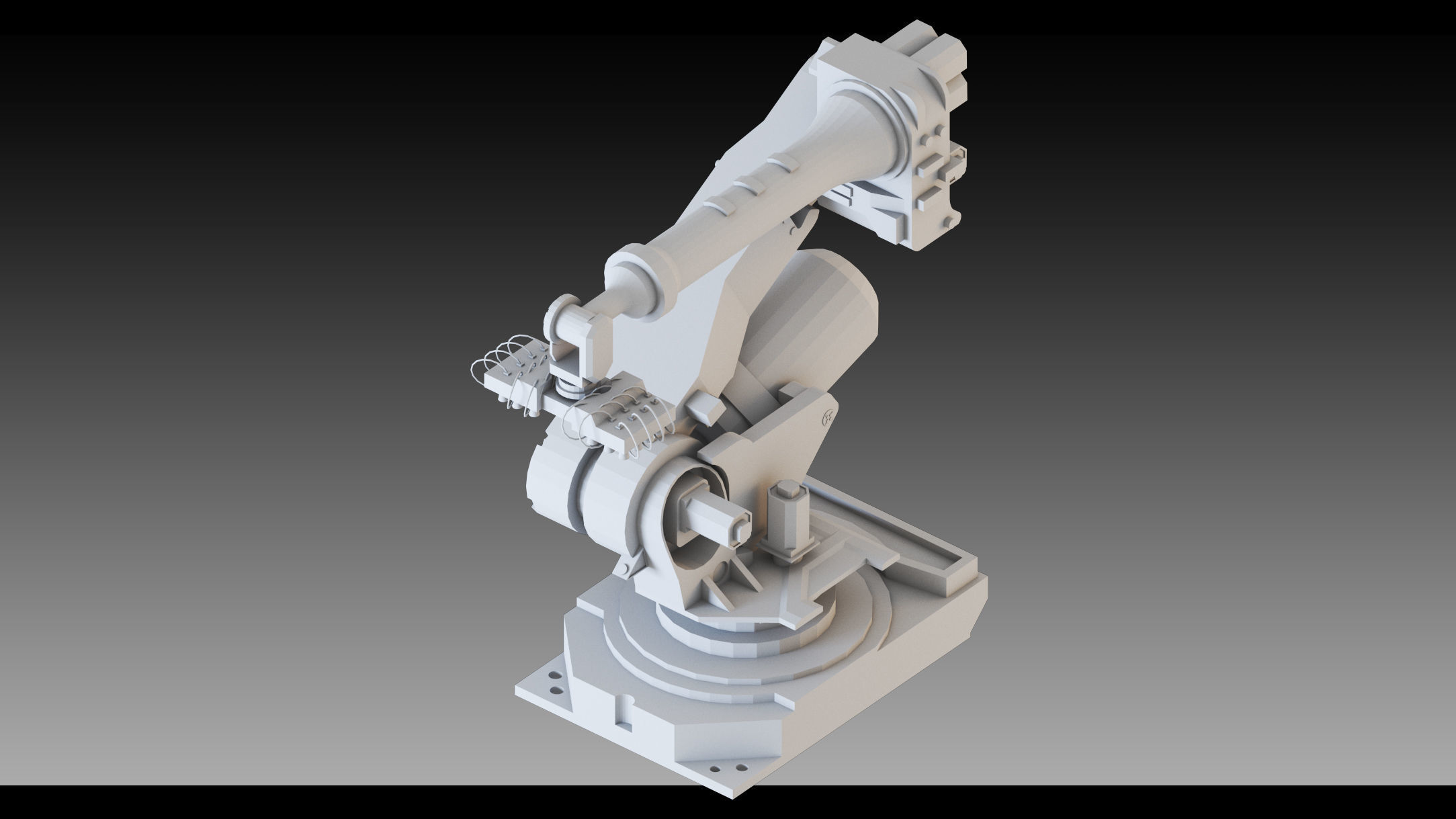 52 Industrial Robots Kitbash- High detail 3d models Low-poly 3D model_1