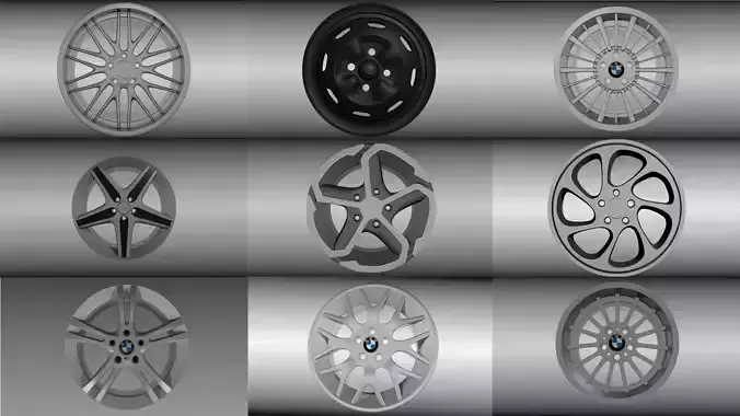 11 car rim pack