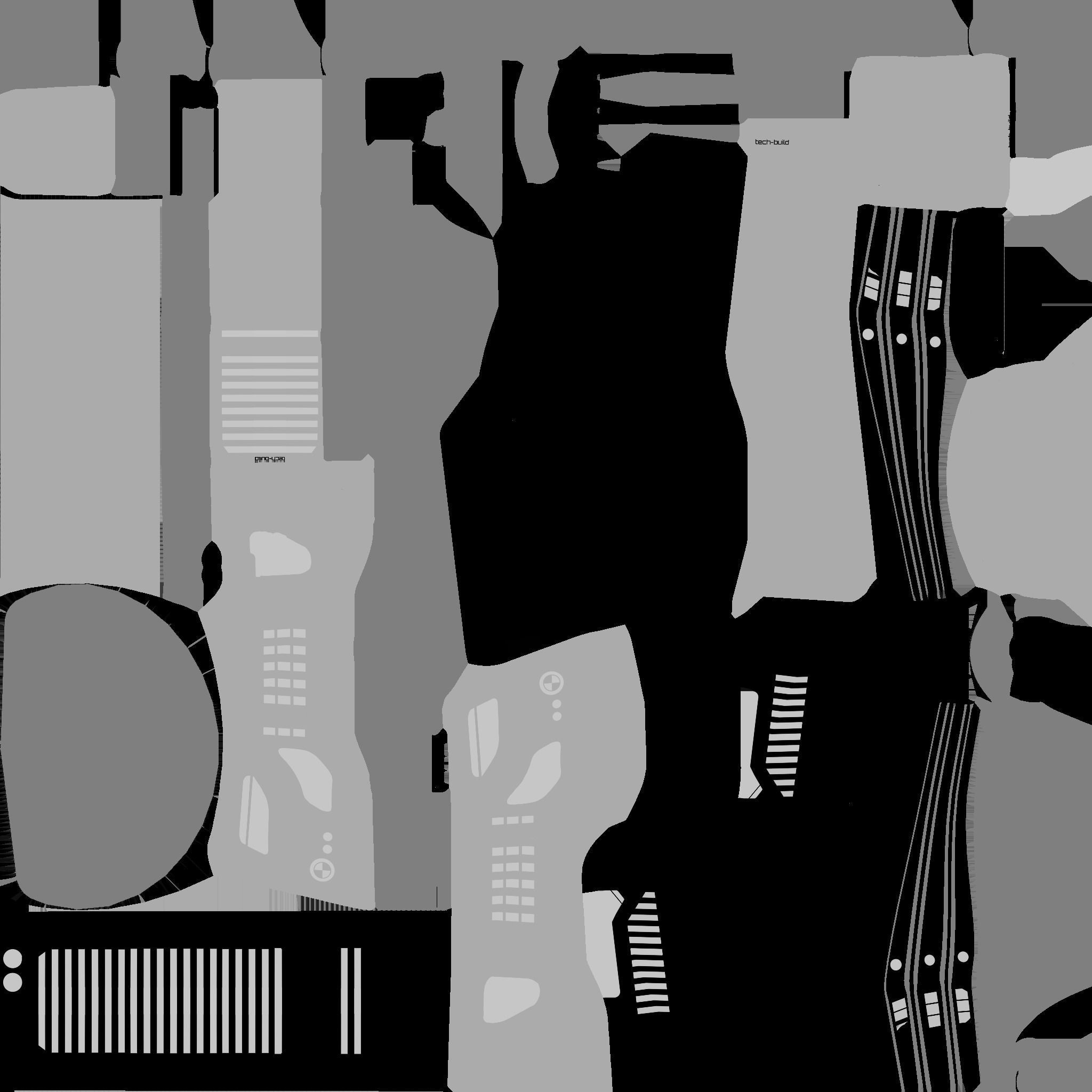 SciFi Building A02 White Gray - Sci Fi Exterior Design Low-poly 3D model_26