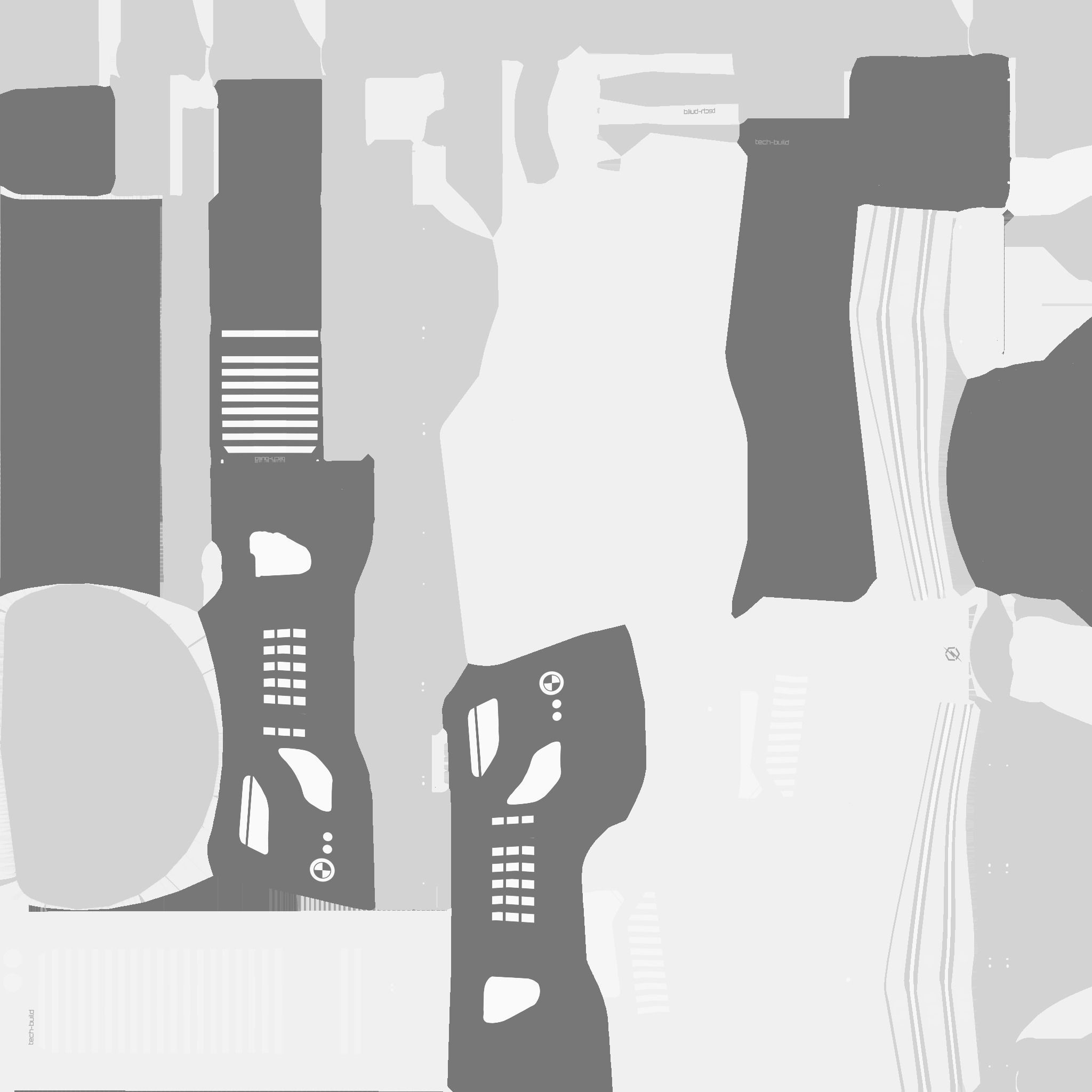 SciFi Building A02 White Gray - Sci Fi Exterior Design Low-poly 3D model_23