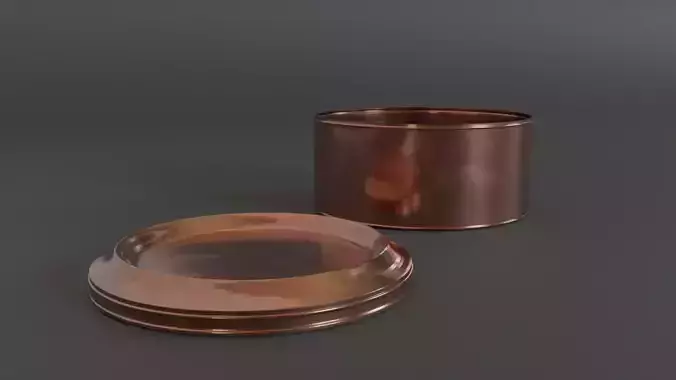 Small Flat Round Cake Cheesecake Tin Can