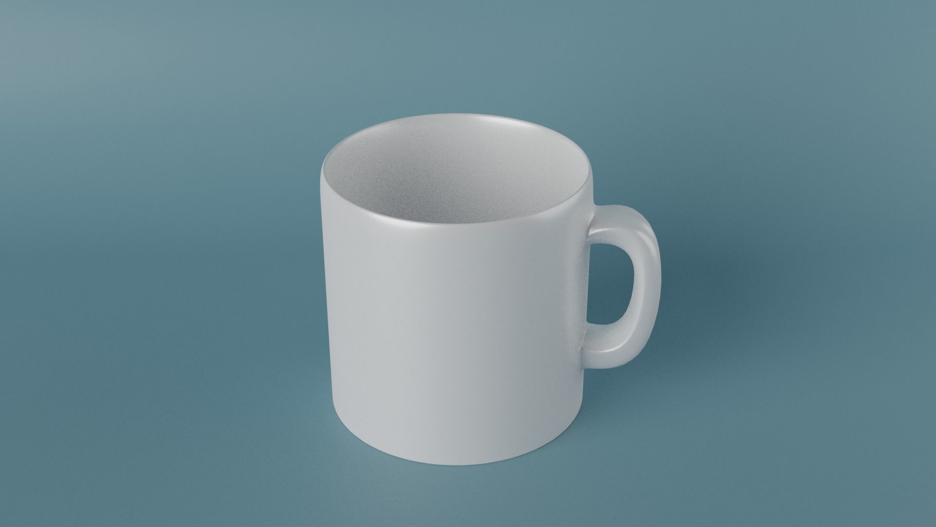 White Mug 3D model_5