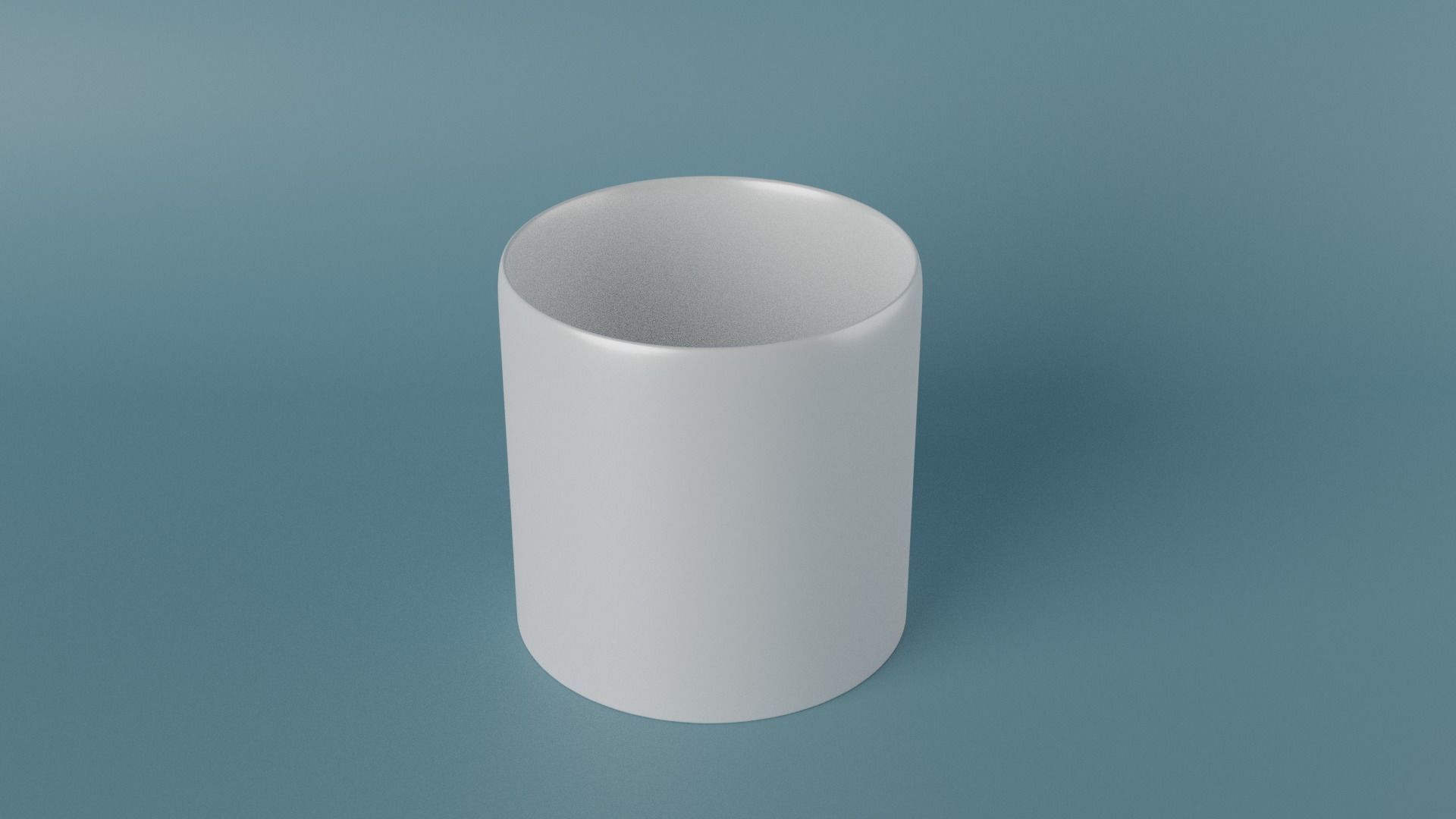 White Mug 3D model_3