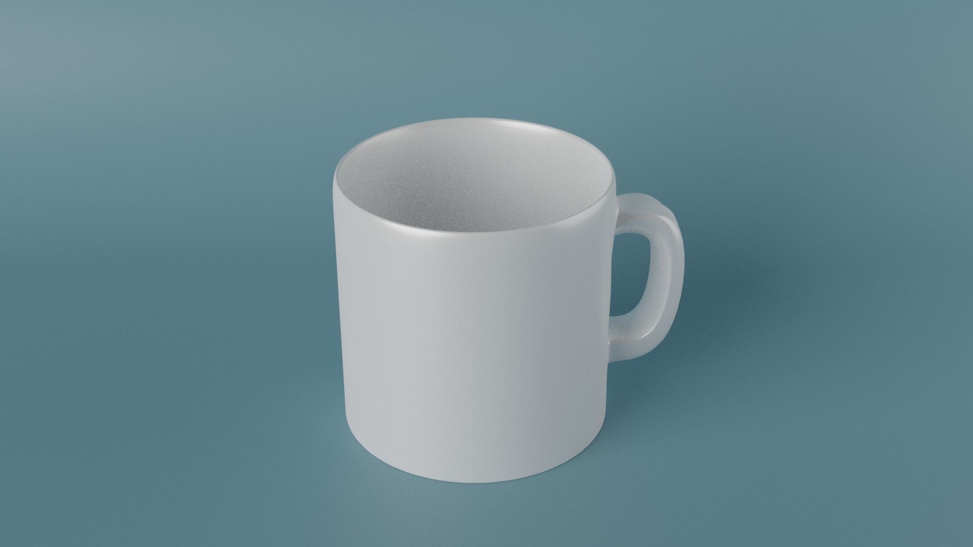 White Mug 3D model_4