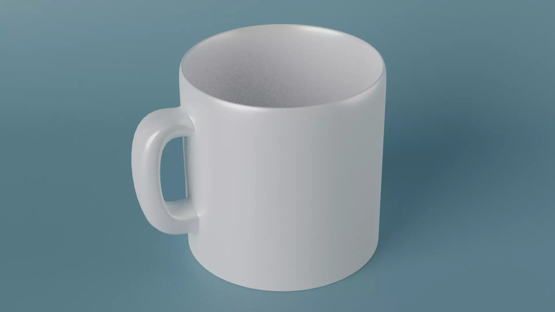 White Mug 3D model_0