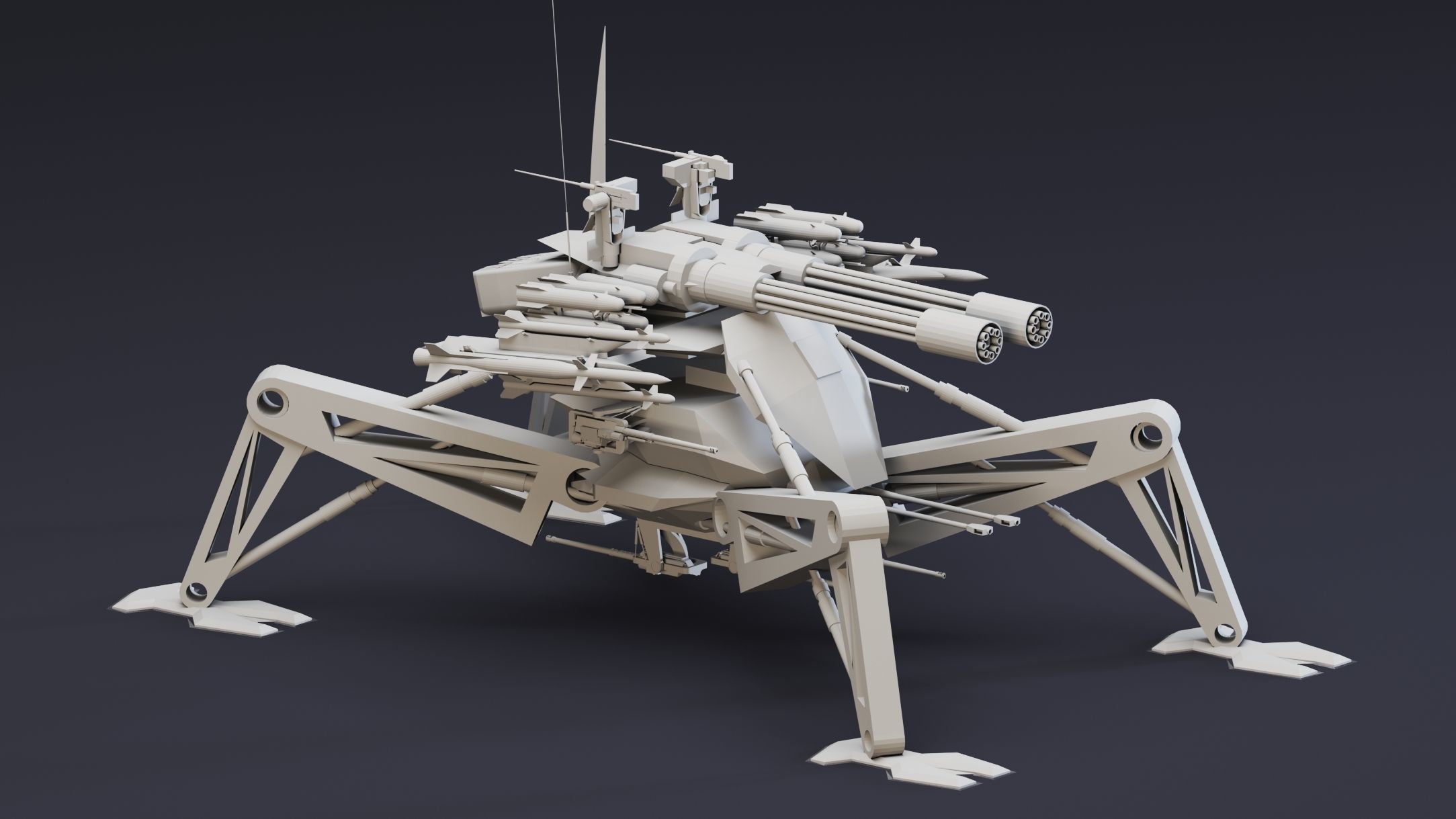 6 War Robots- Vol 01- High detail 3d models Low-poly 3D model_11