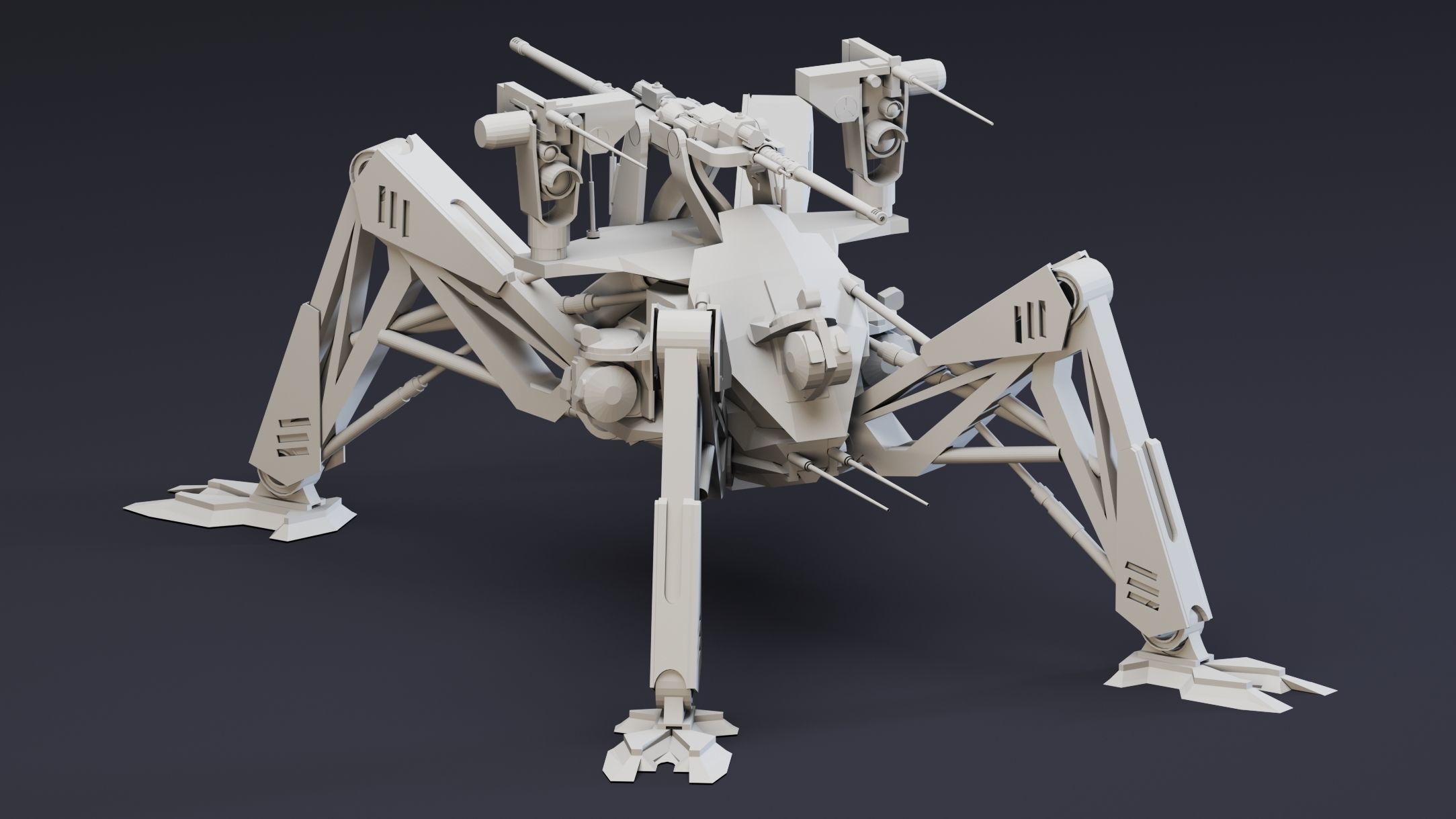 6 War Robots- Vol 01- High detail 3d models Low-poly 3D model_5