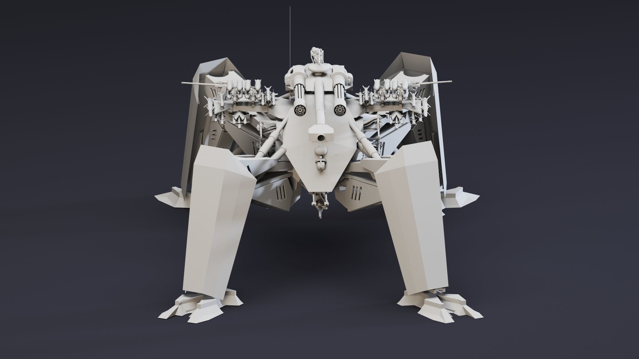6 War Robots- Vol 01- High detail 3d models Low-poly 3D model_8