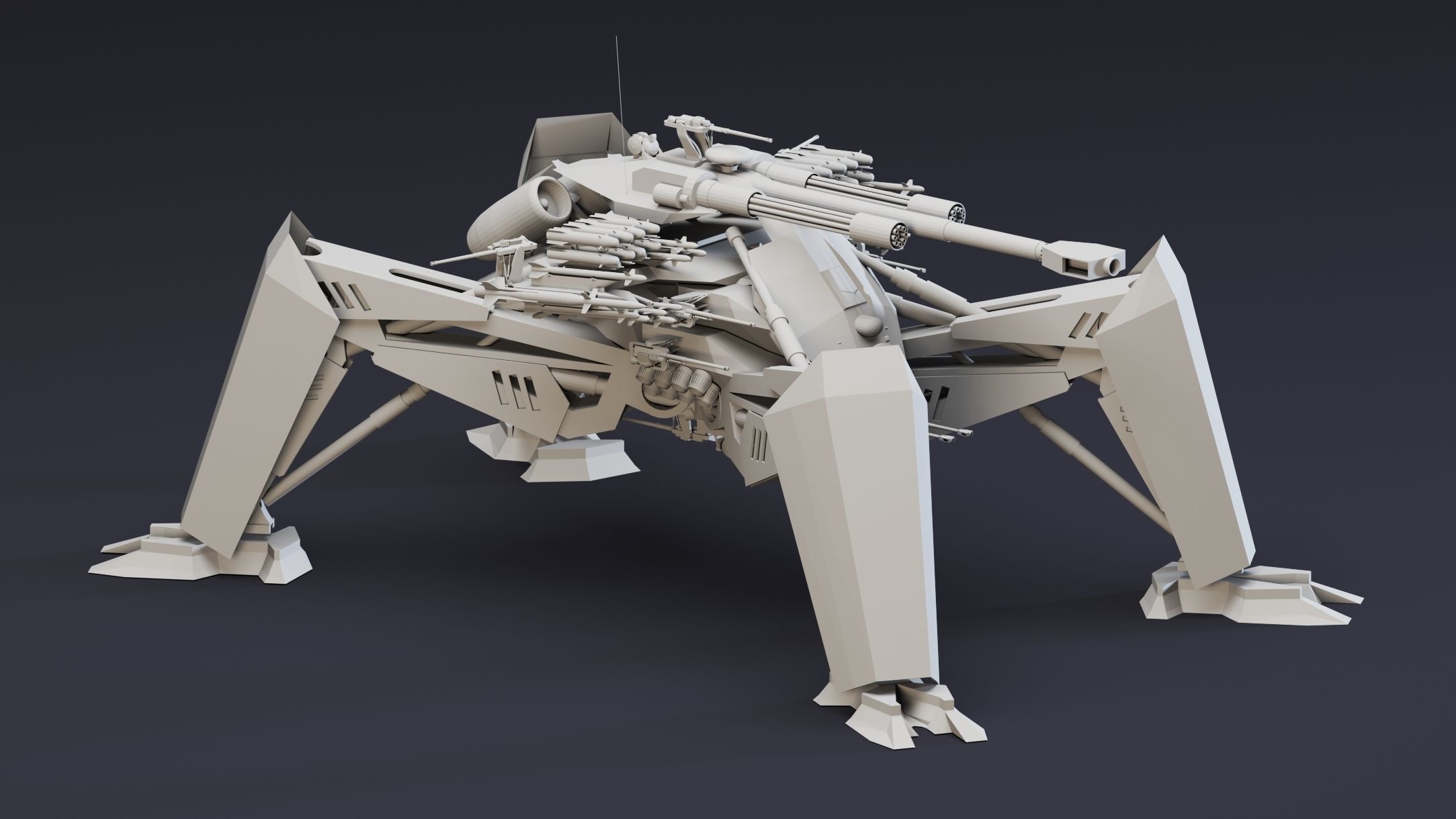 6 War Robots- Vol 01- High detail 3d models Low-poly 3D model_7