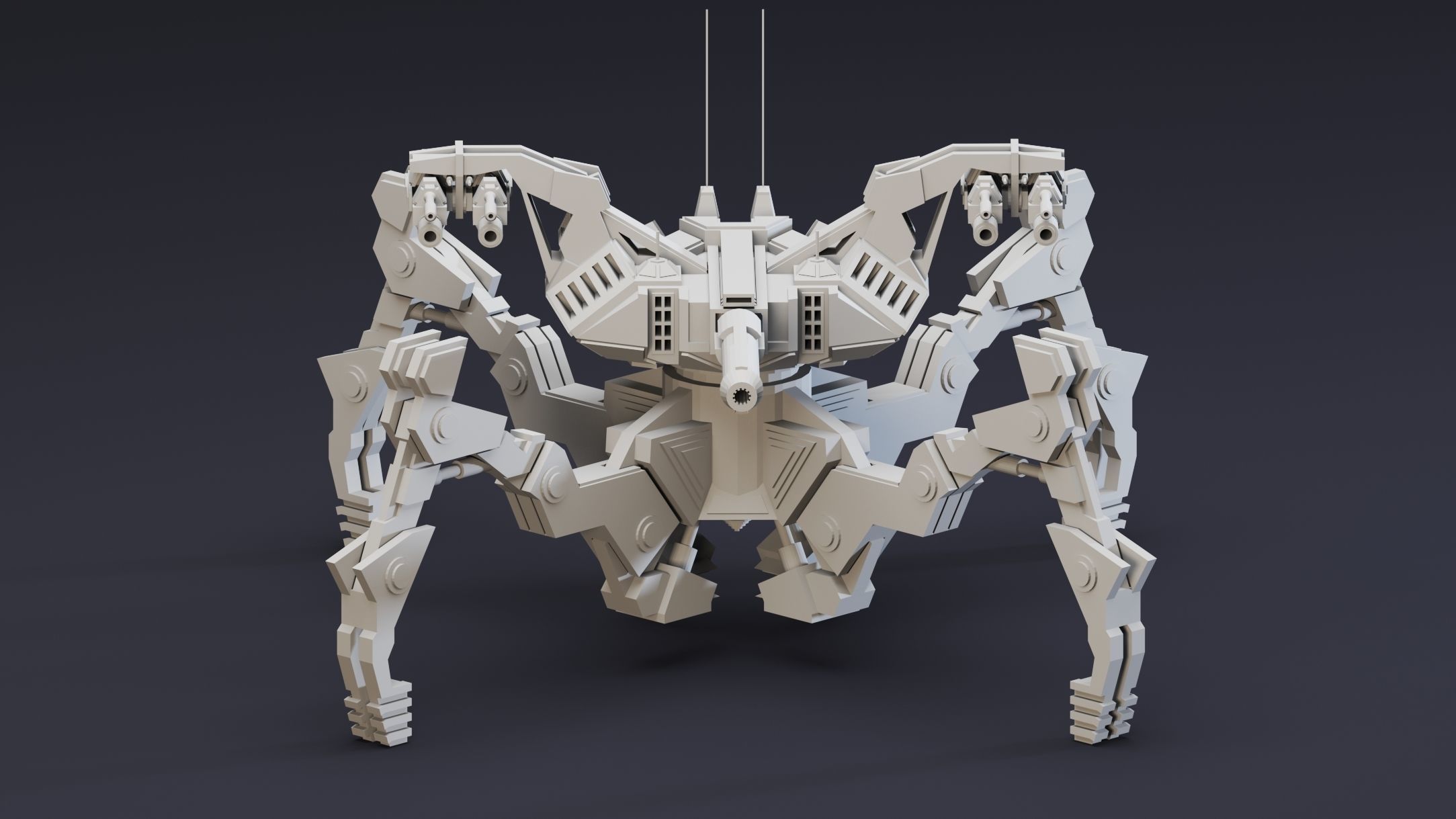 6 War Robots- Vol 01- High detail 3d models Low-poly 3D model_2