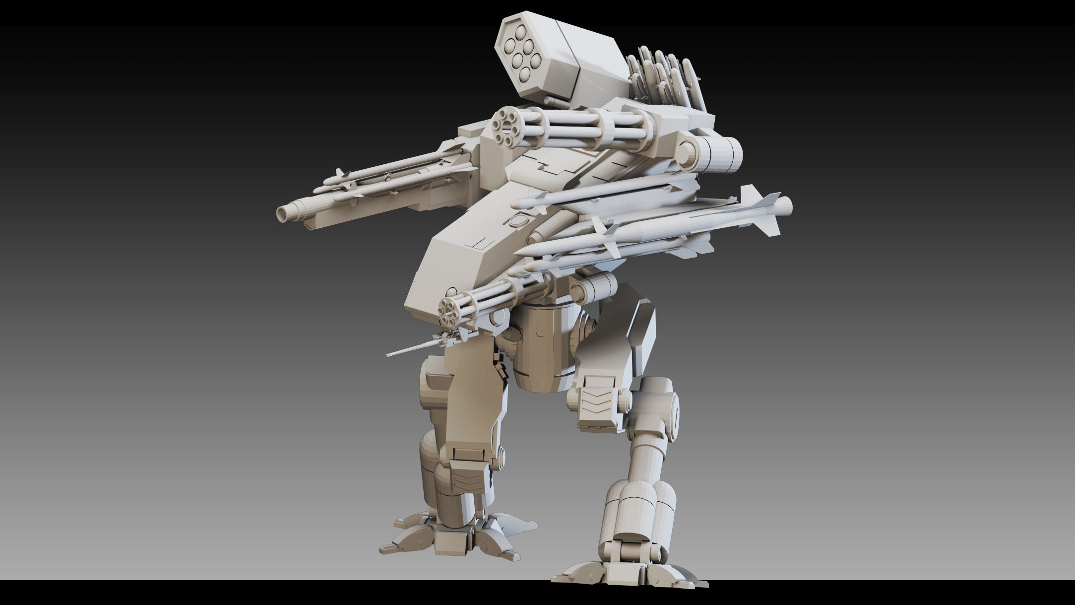 6 War Robots- Vol 02- High detail 3d models Low-poly 3D model_1
