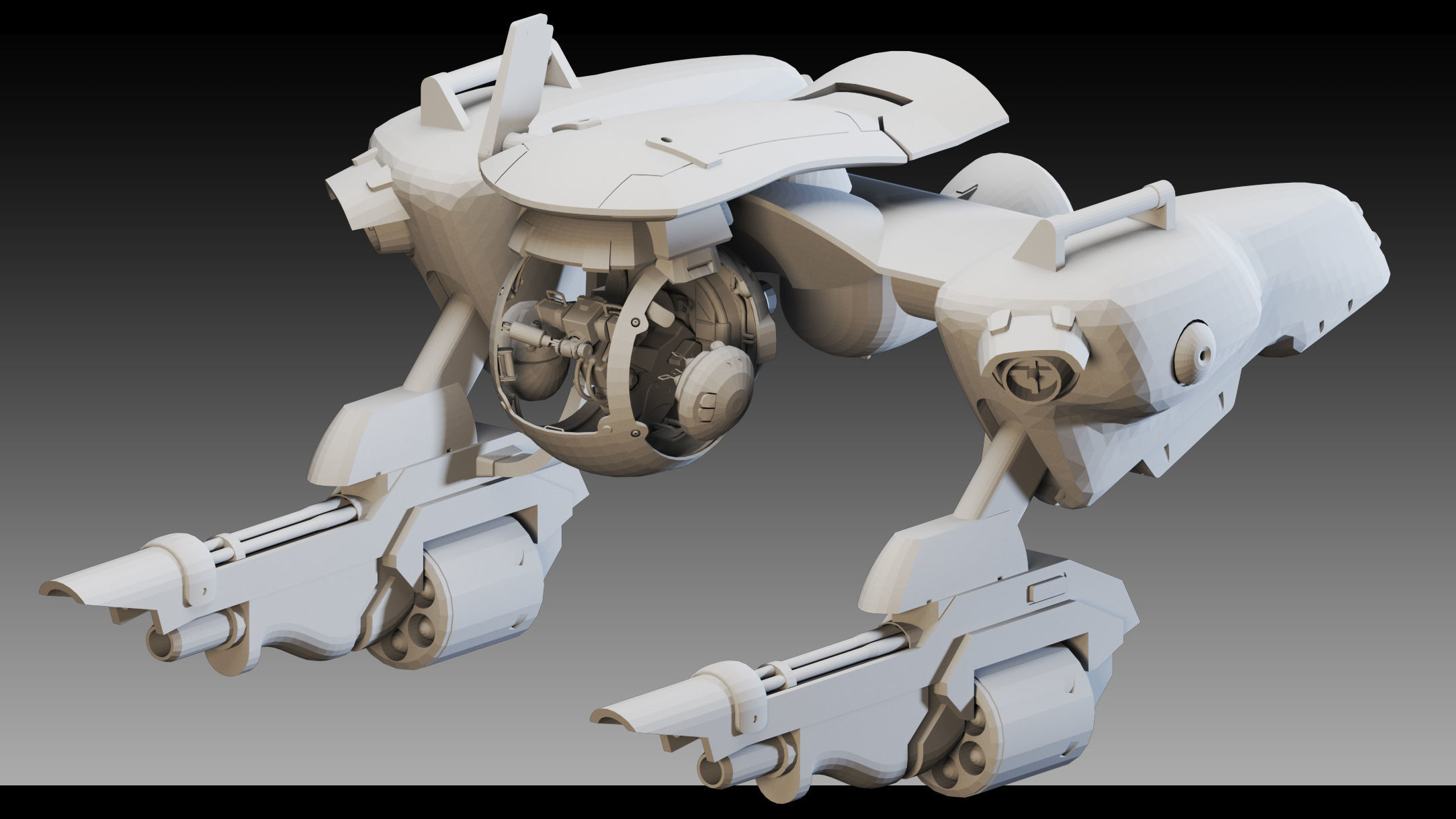 6 War Robots- Vol 02- High detail 3d models Low-poly 3D model_3