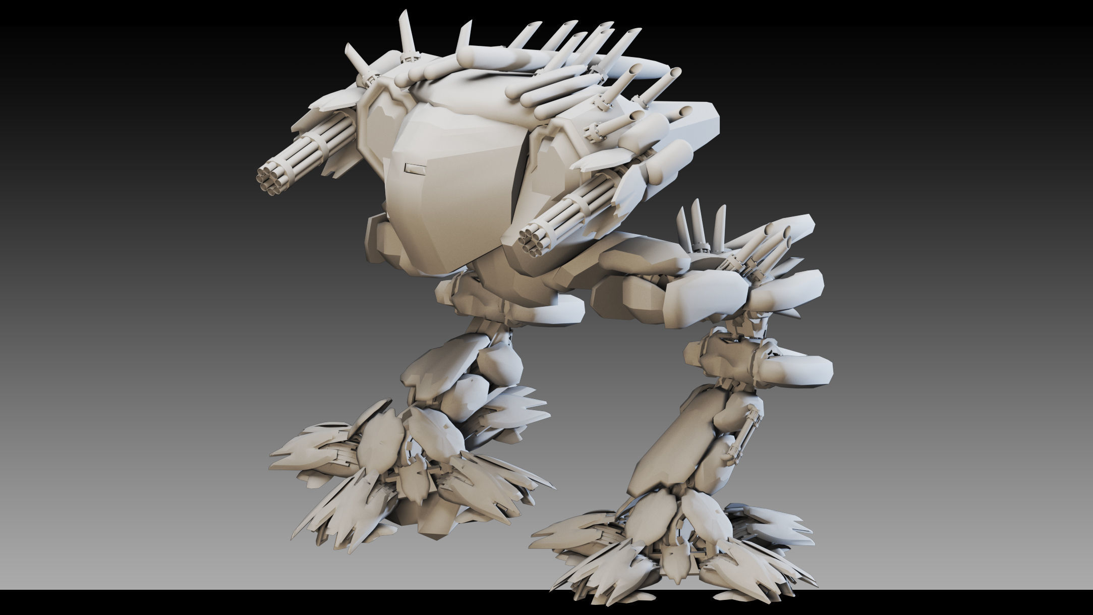 6 War Robots- Vol 02- High detail 3d models Low-poly 3D model_4